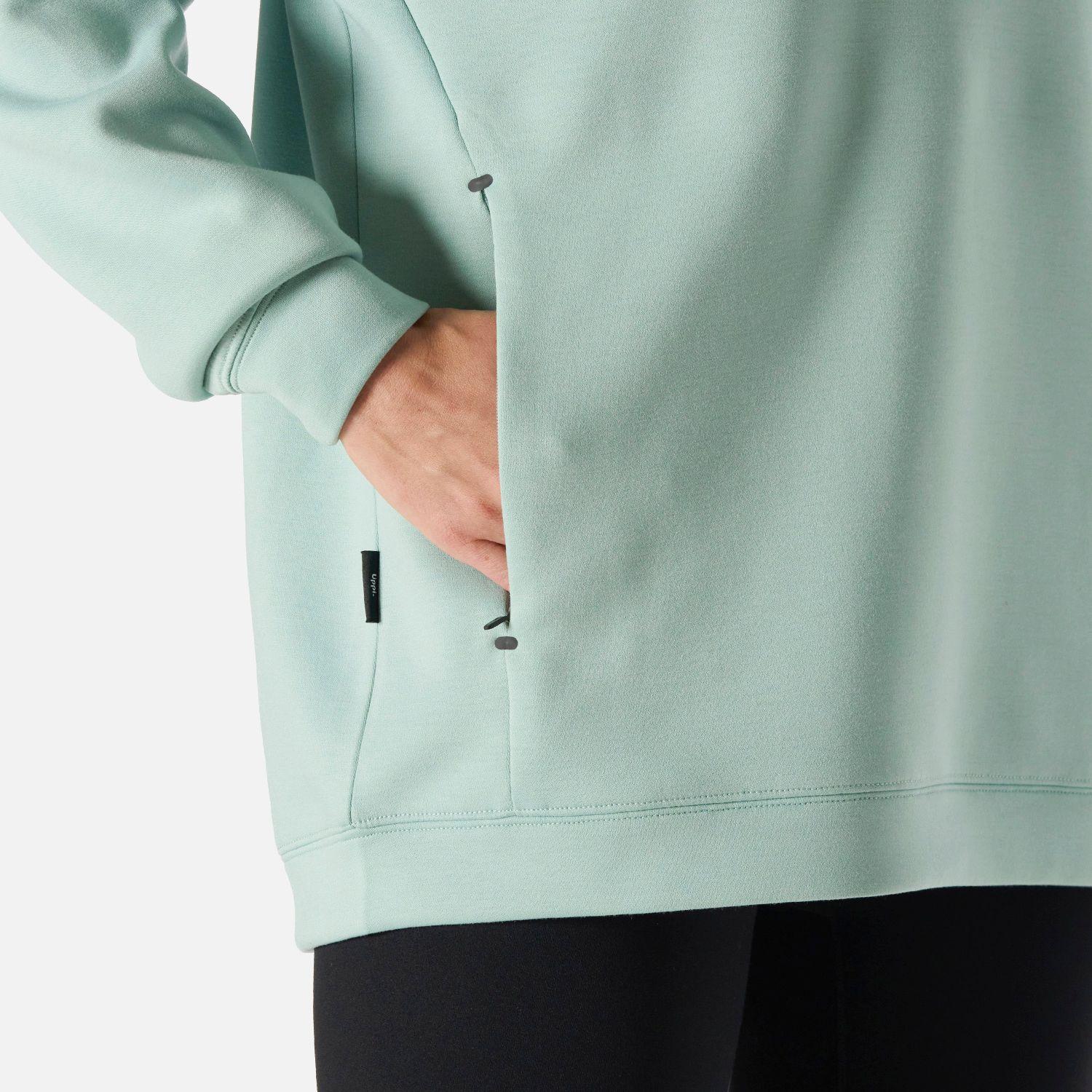 Polerón Mujer Tempo Active Sweatshirt Hoody Jade Vulcano-5