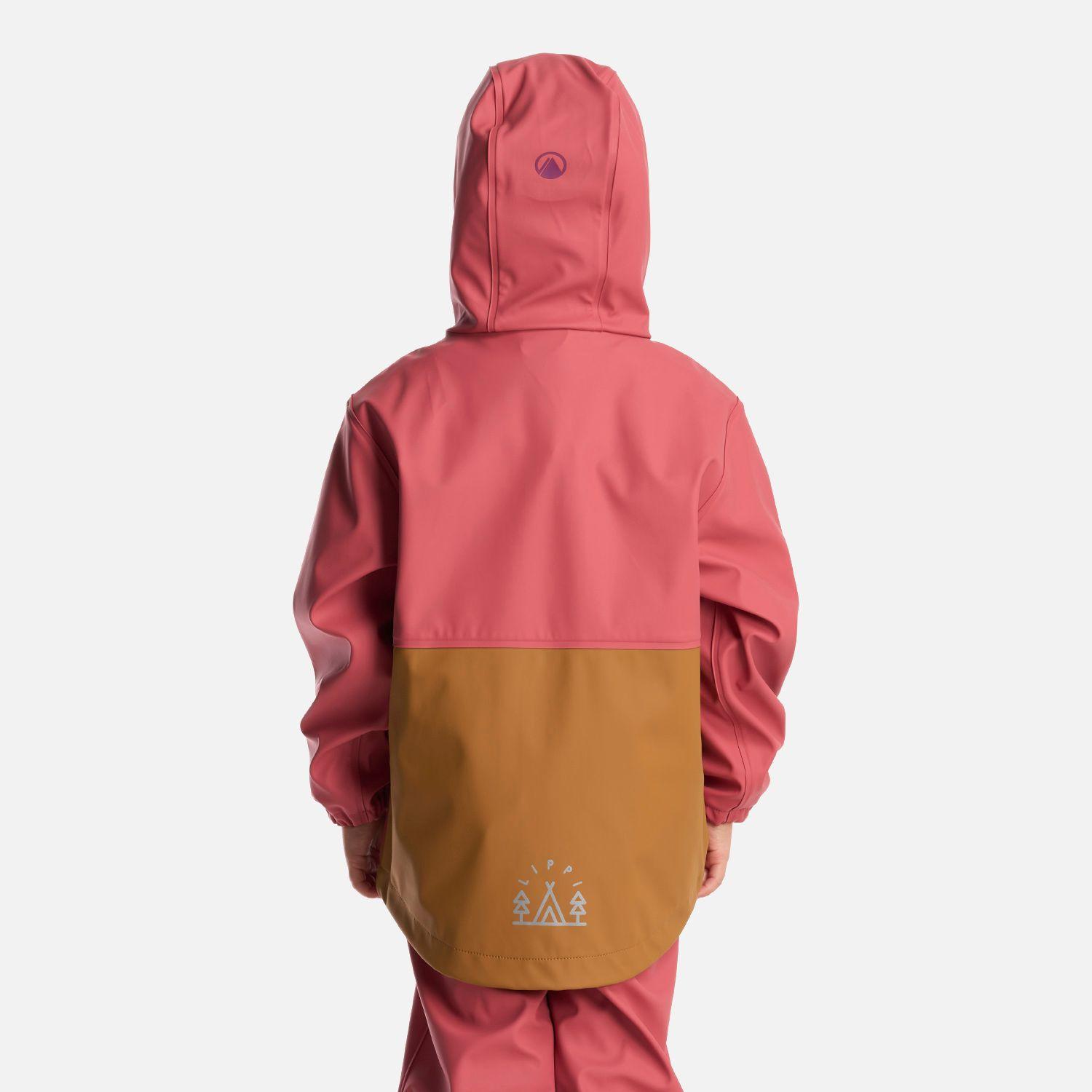 Chaqueta Niña Muddy B-Dry Hoody Jacket Rosa Oscuro Lippi-3