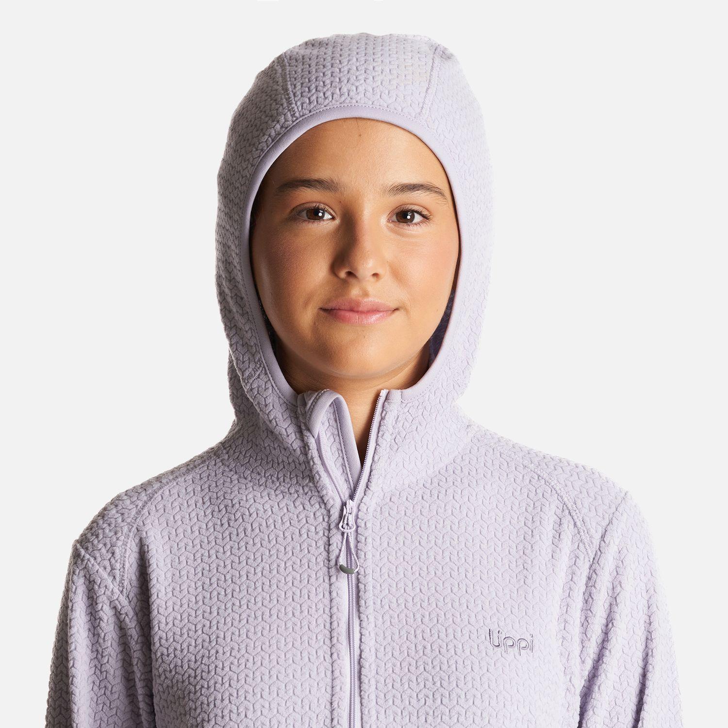 Poleron Teen Girl Mild Nano-F 14 Zip Hoody Lavanda Lippi-4