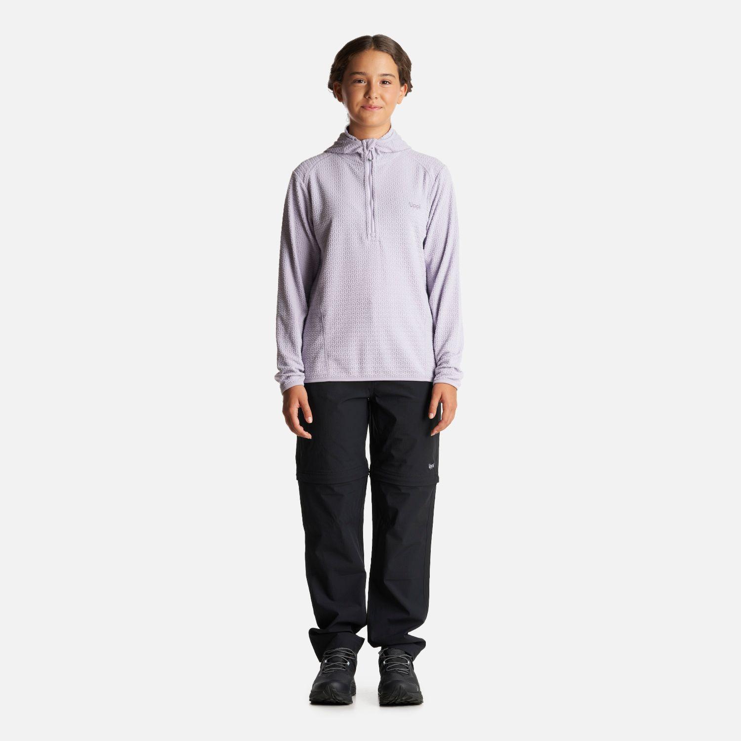 Poleron Teen Girl Mild Nano-F 14 Zip Hoody Lavanda Lippi-5