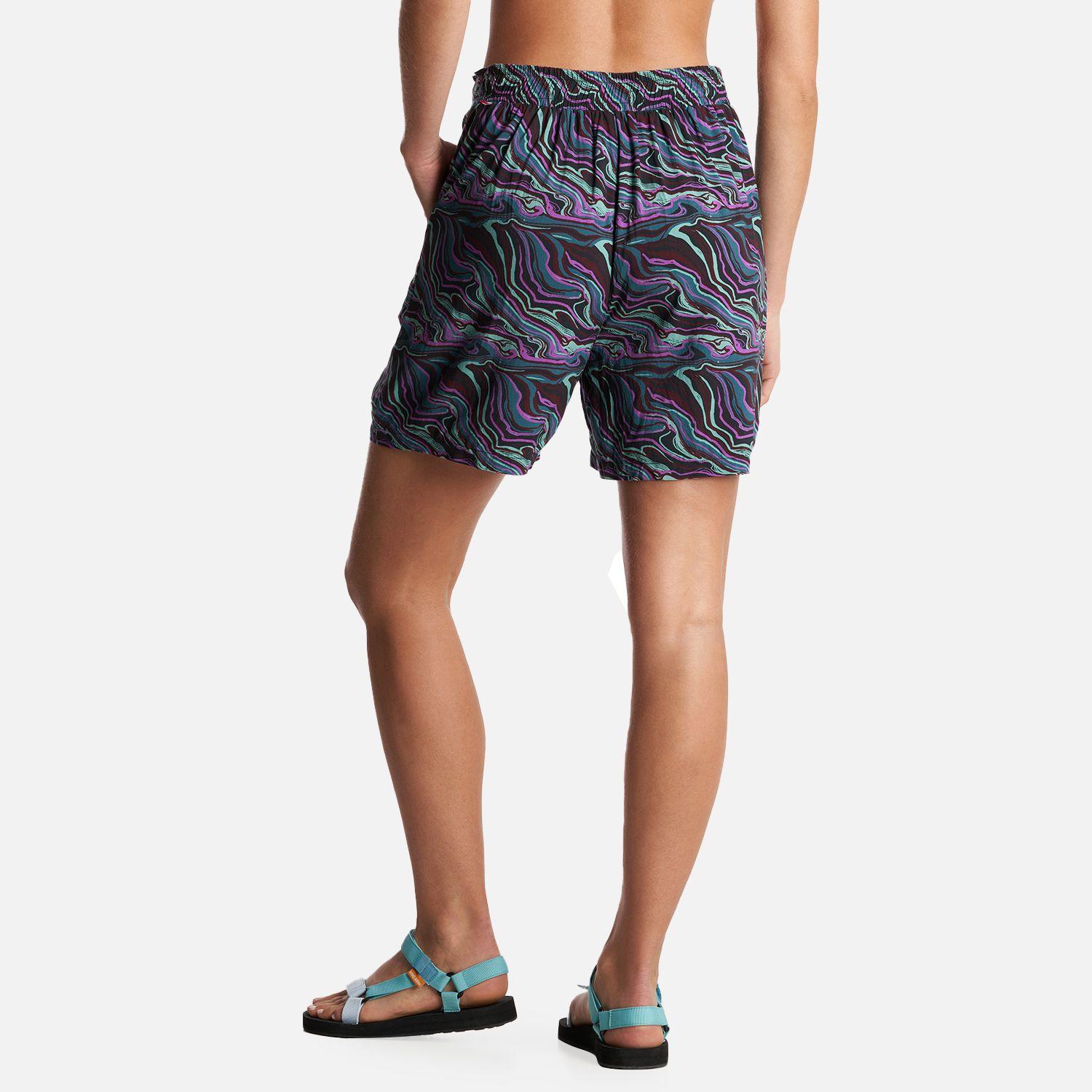 Short Mujer Jipoff Print Negro Haka Honu-3