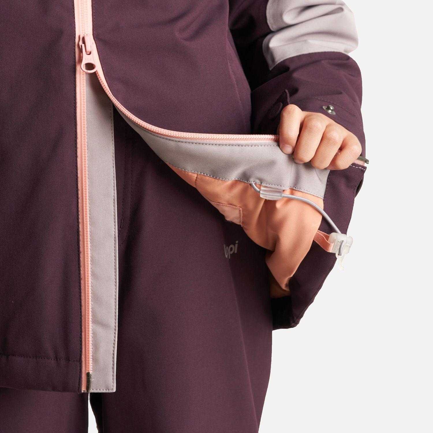 Chaqueta Niña Sierra Nevada B-Dry Steam-Pro Hoody Jacket Burdeo/Malva Lippi-5