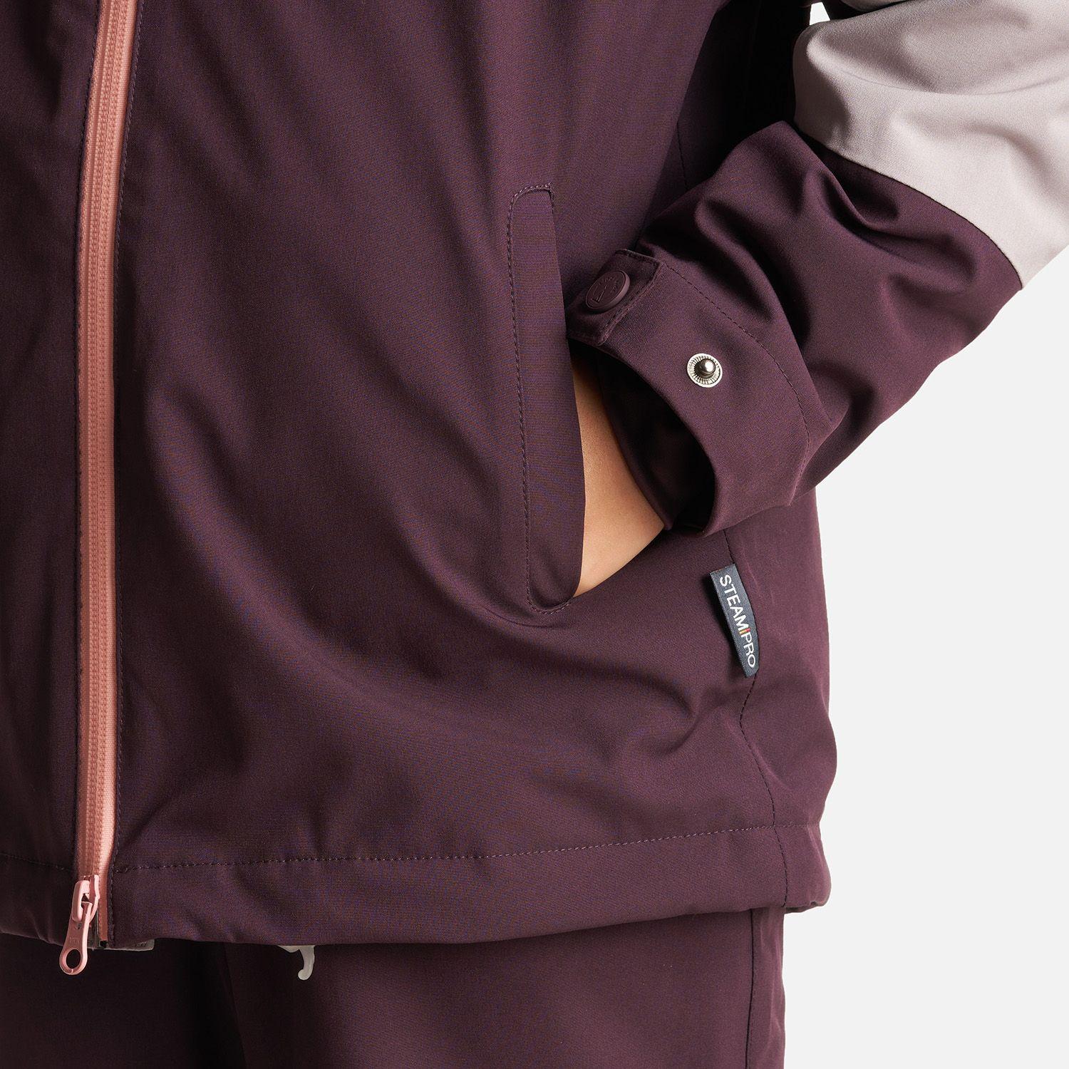 Chaqueta Niña Sierra Nevada B-Dry Steam-Pro Hoody Jacket Burdeo/Malva Lippi-6