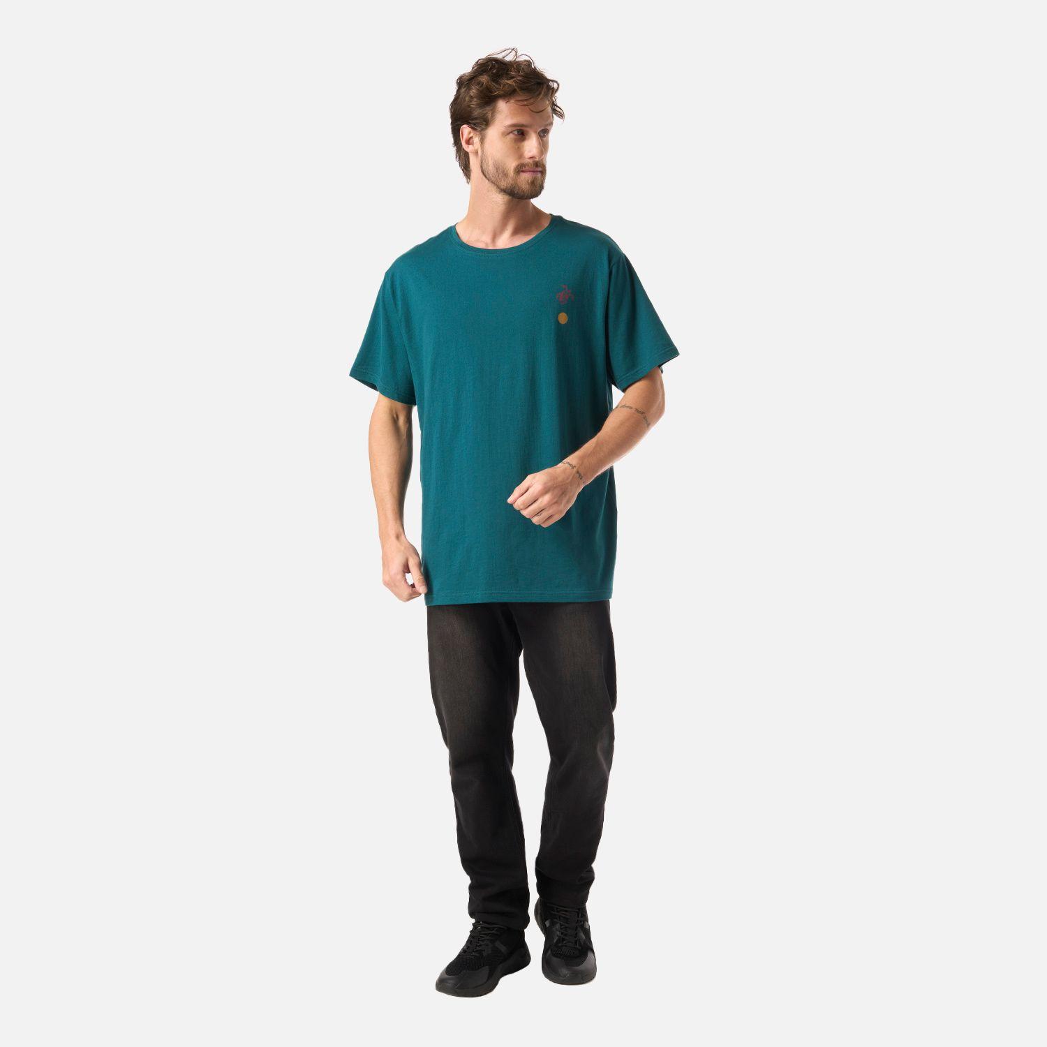 Polera Hombre El Cuernudo Petroleo Oscuro Haka Honu V26-5