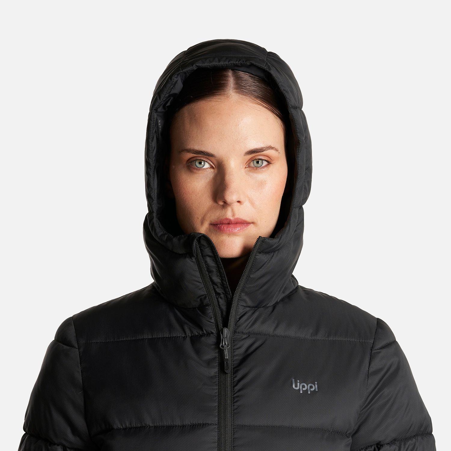 Chaqueta Mujer Long Line Steam Pro Hoody Jacket Negro Lippi-5