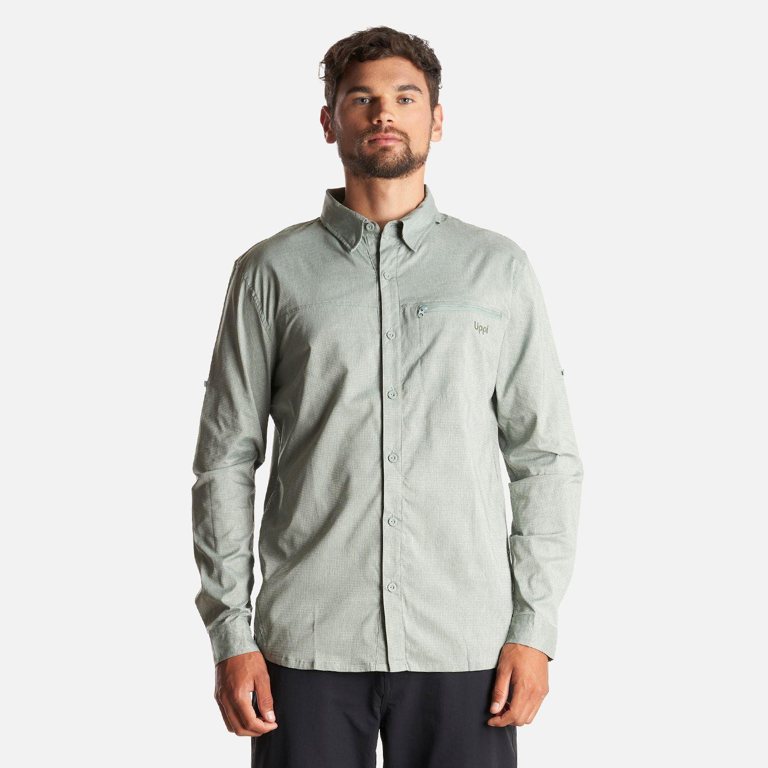 Camisa Hombre Rosselot Long Sleeve Q-Dry Shirt Jade    Lippi-1