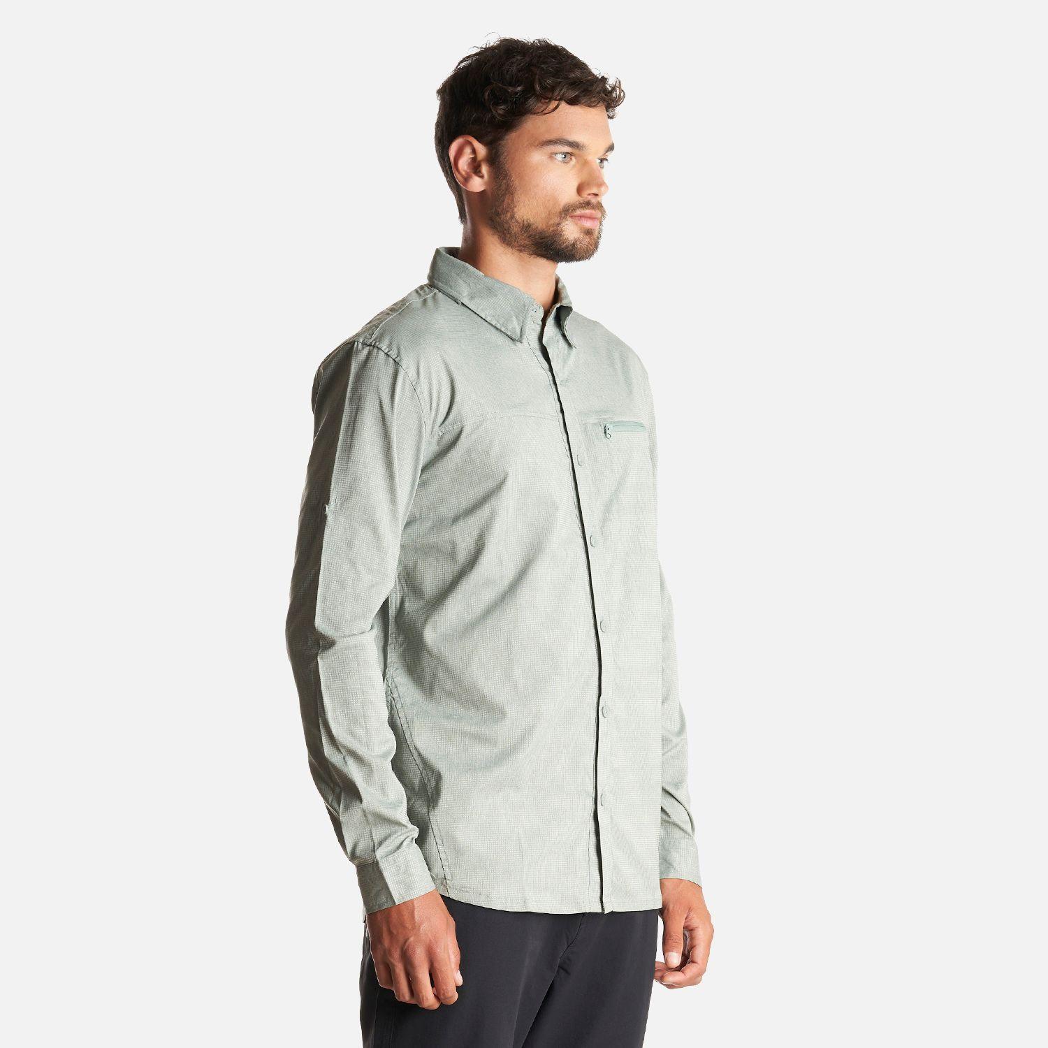Camisa Hombre Rosselot Long Sleeve Q-Dry Shirt Jade    Lippi-2
