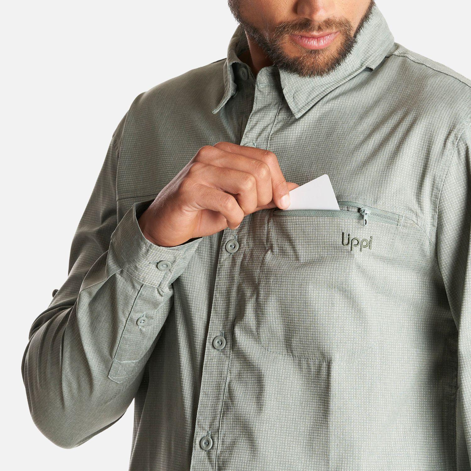Camisa Hombre Rosselot Long Sleeve Q-Dry Shirt Jade    Lippi-4
