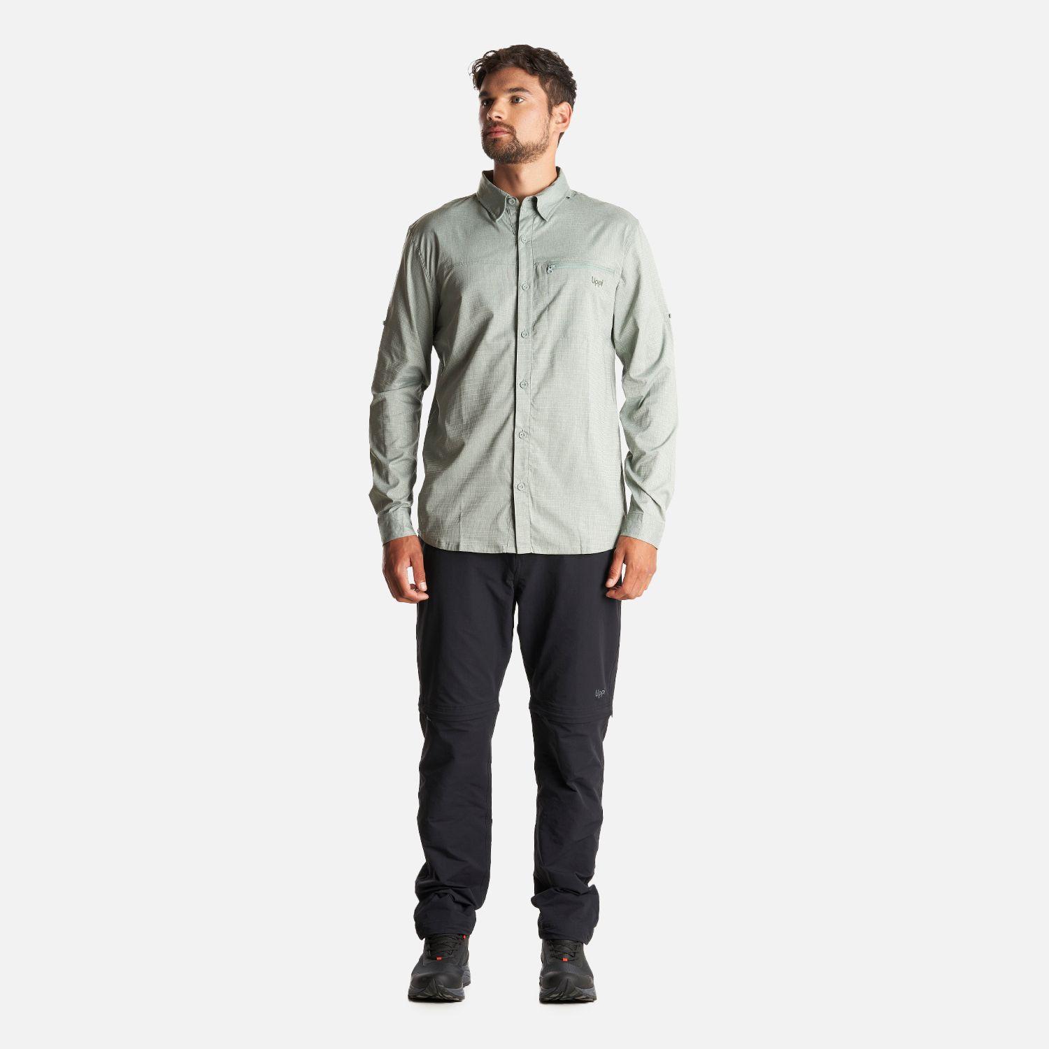 Camisa Hombre Rosselot Long Sleeve Q-Dry Shirt Jade    Lippi-6