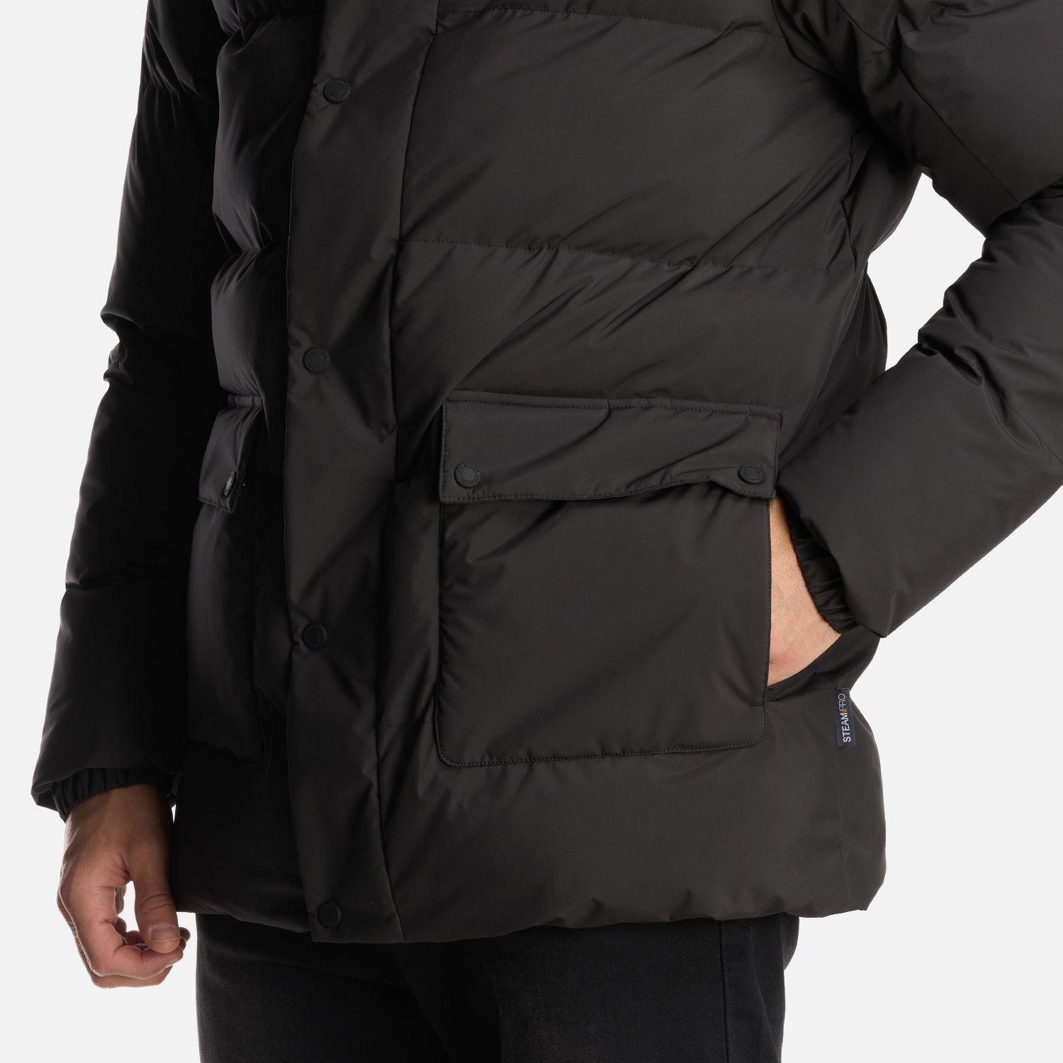 Chaqueta Hombre Long And Warm Steam Pro Hoody Jacket Negro Lippi-7