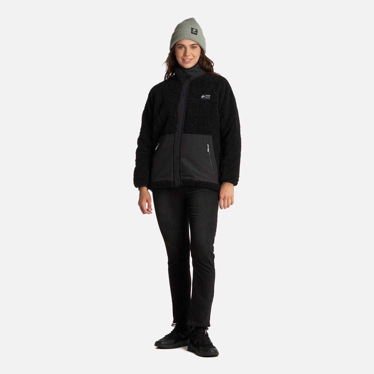 Polerón Mujer Zip-porrito Negro Haka Honu I25-6