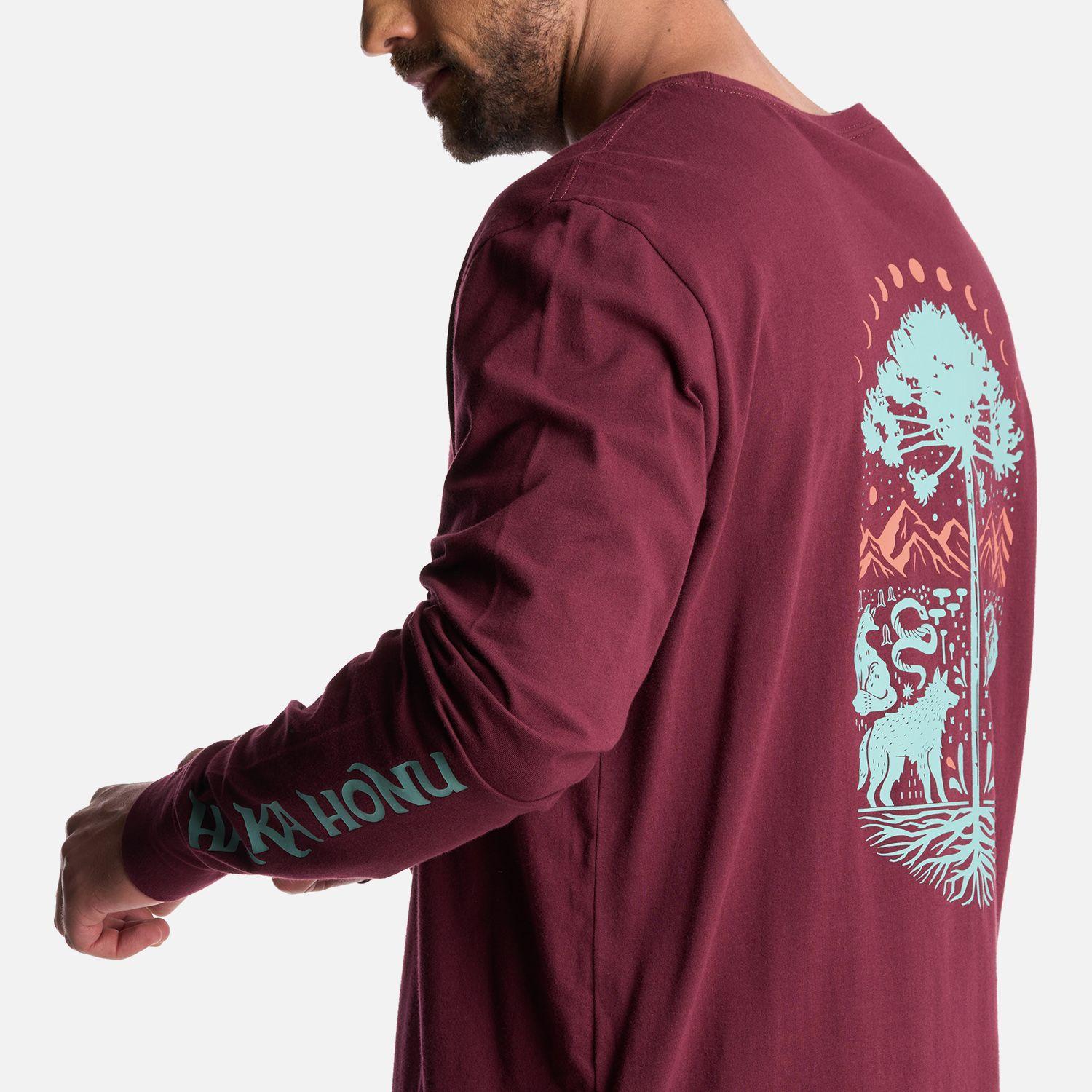 Polera Hombre Norte Sur Burdeo Haka Honu-4