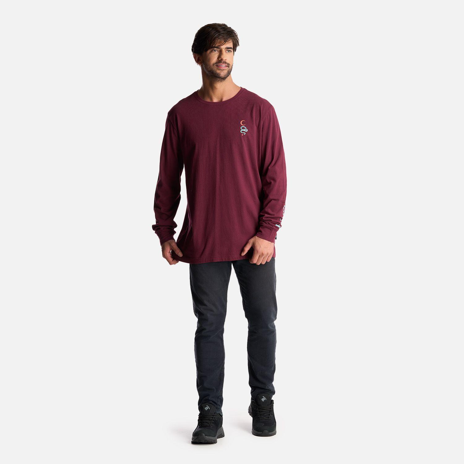 Polera Hombre Norte Sur Burdeo Haka Honu-6