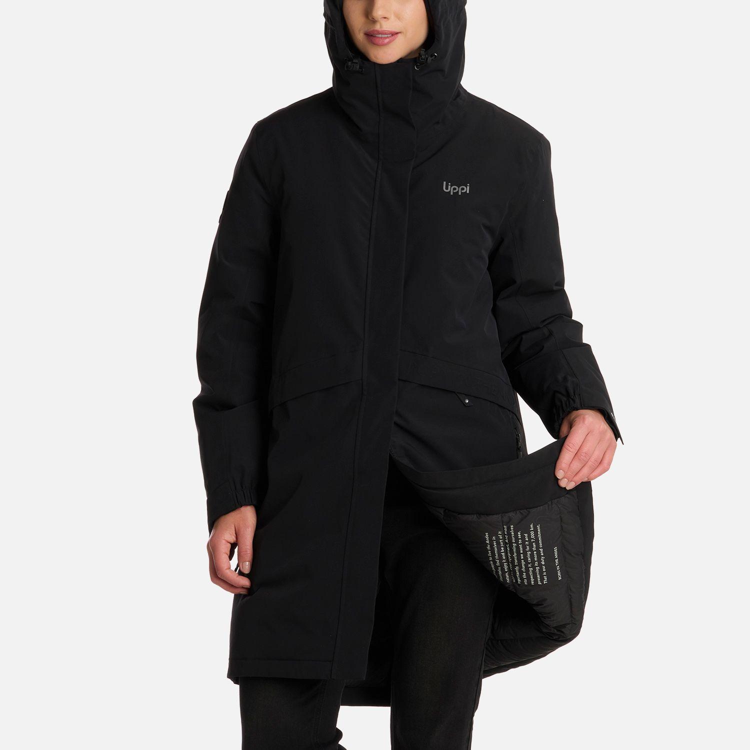 Chaqueta Mujer Mountains Live BDry Down Long Negro Lippi I25-6