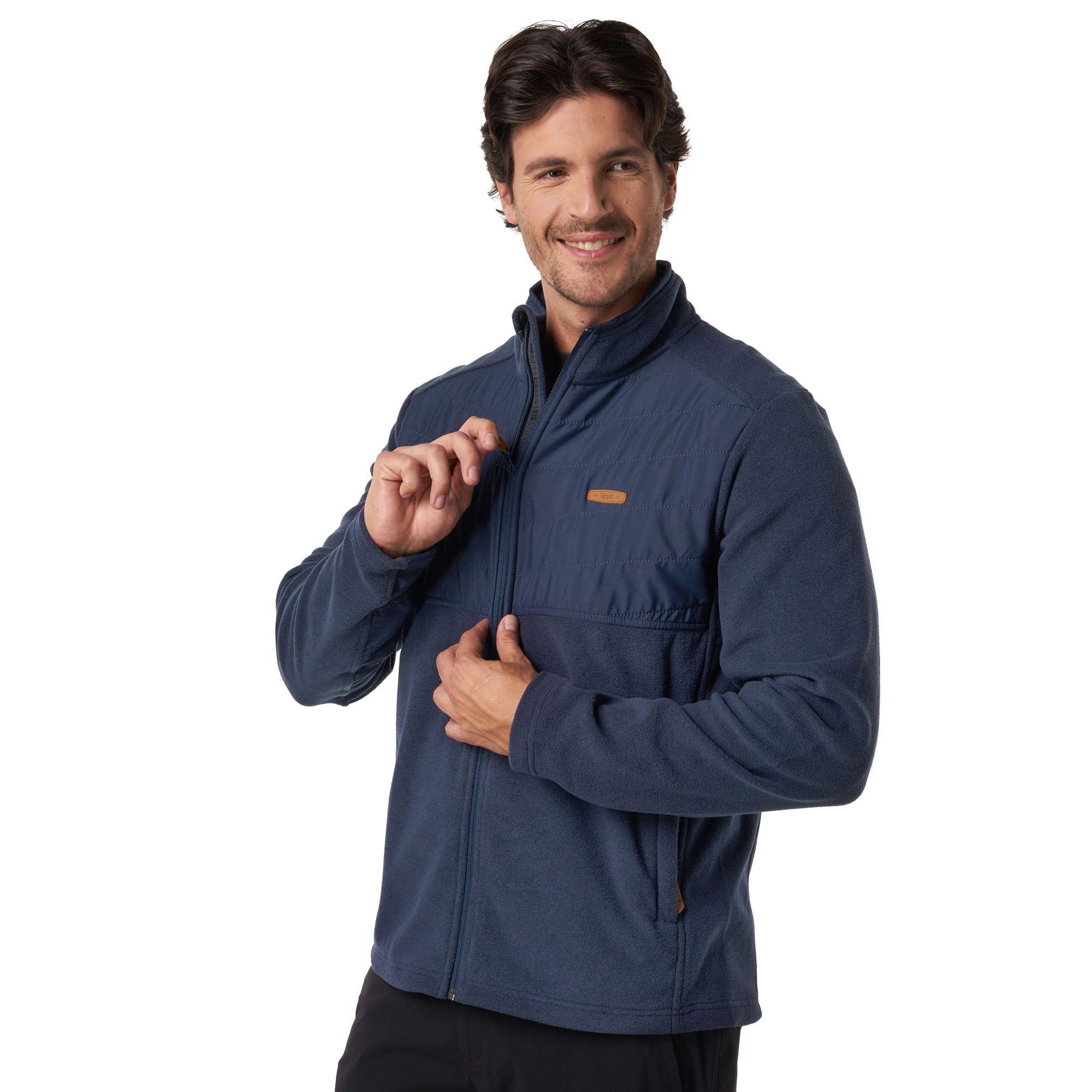 Chaqueta Hombre Route Therm-Pro Full Zip Azul Noche Lippi-2