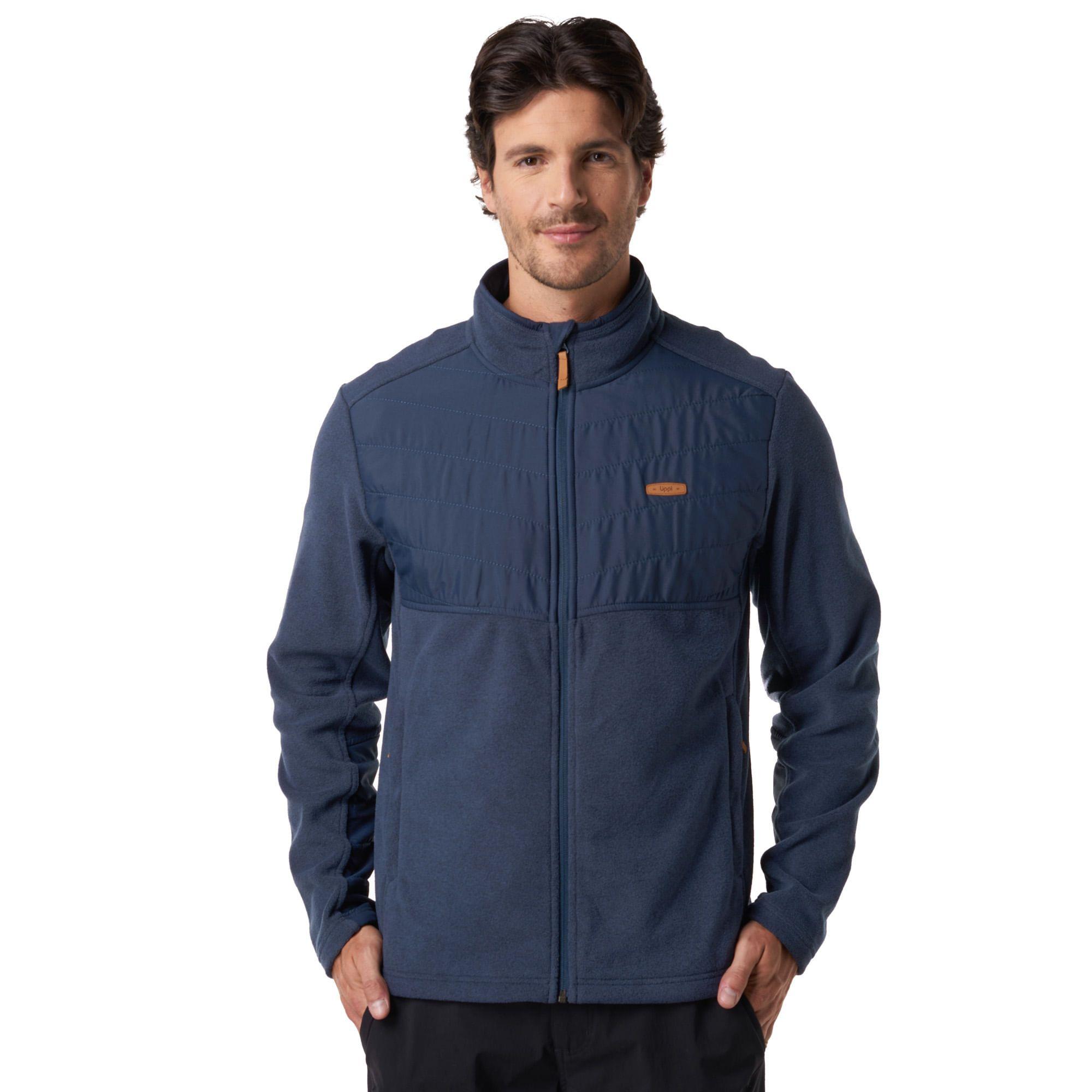 Chaqueta Hombre Route Therm-Pro Full Zip Azul Noche Lippi-3