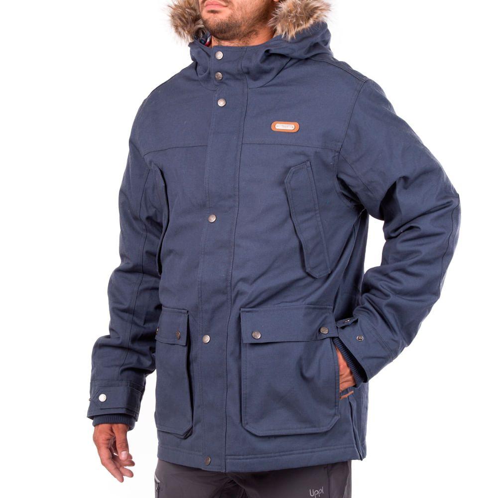 Chaqueta Hombre Peumo Canvas Jacket Verde Militar Lippi-1