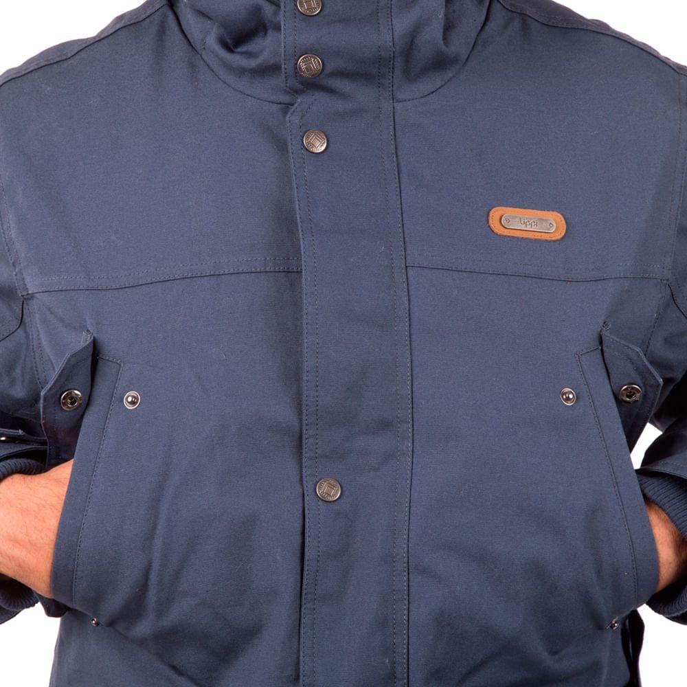 Chaqueta Hombre Peumo Canvas Jacket Verde Militar Lippi-5