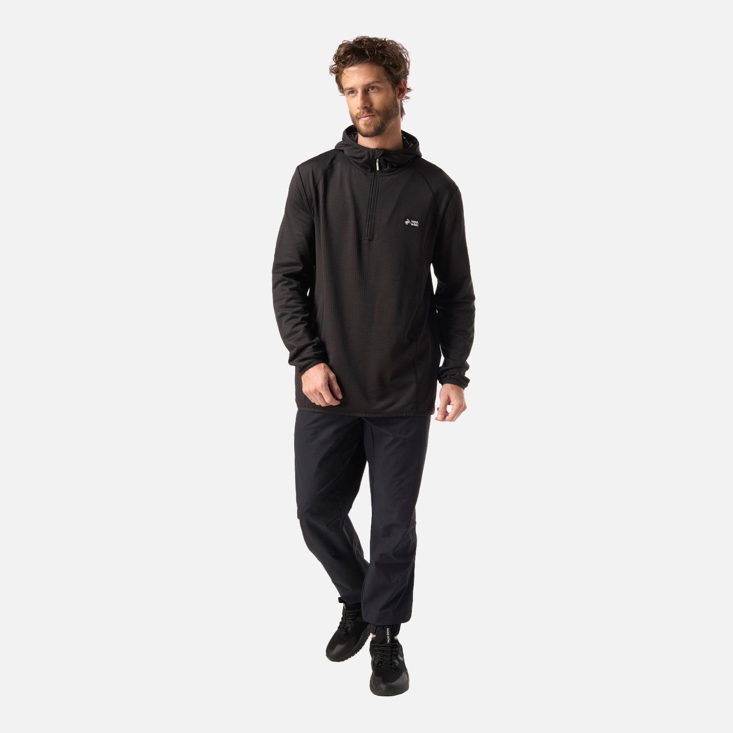 Polerón Hombre Taina Nui Negro Haka Honu-4