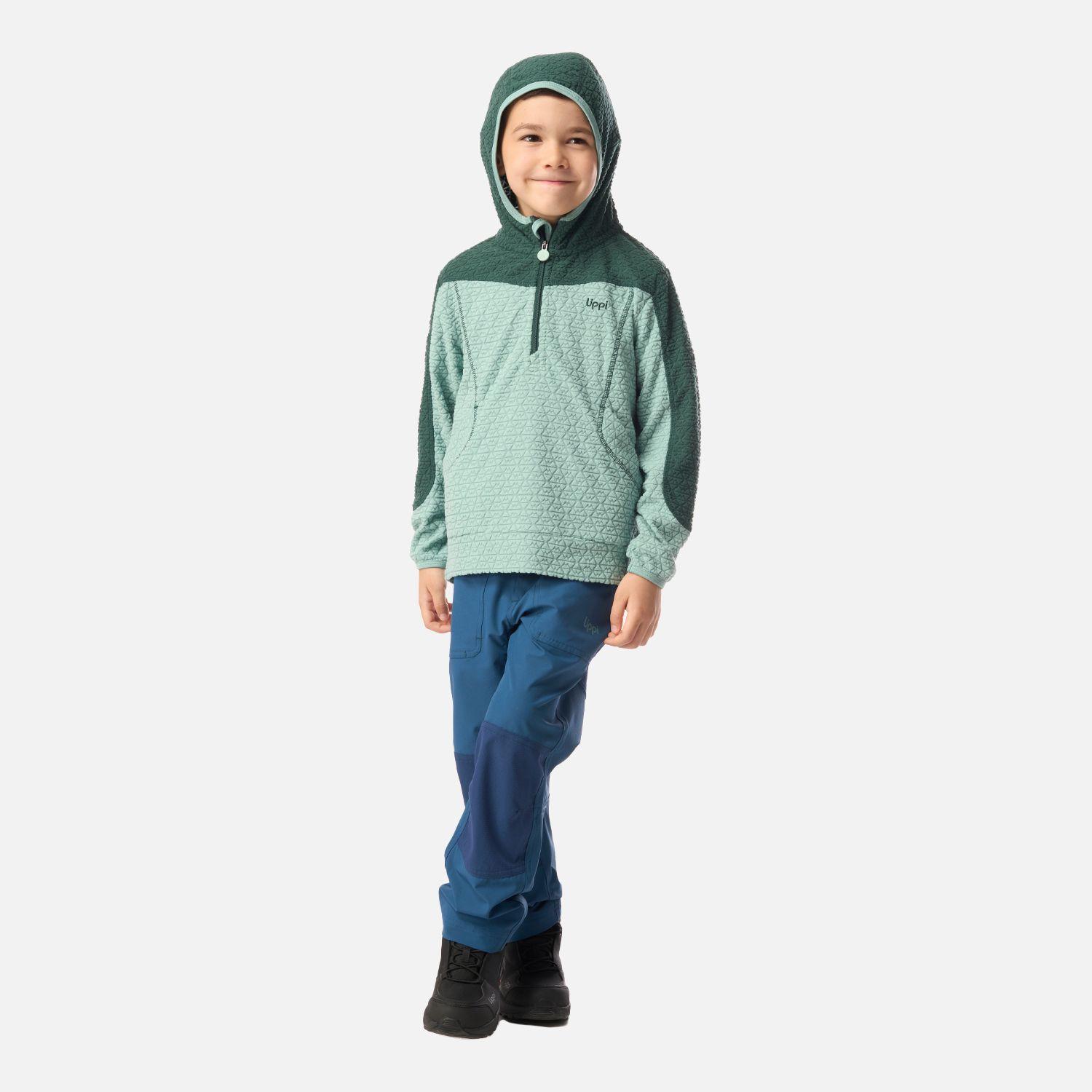Polerón Niño Saltamontes Nano-F 1/4 Zip Hoody Turquesa Claro Lippi I26-4