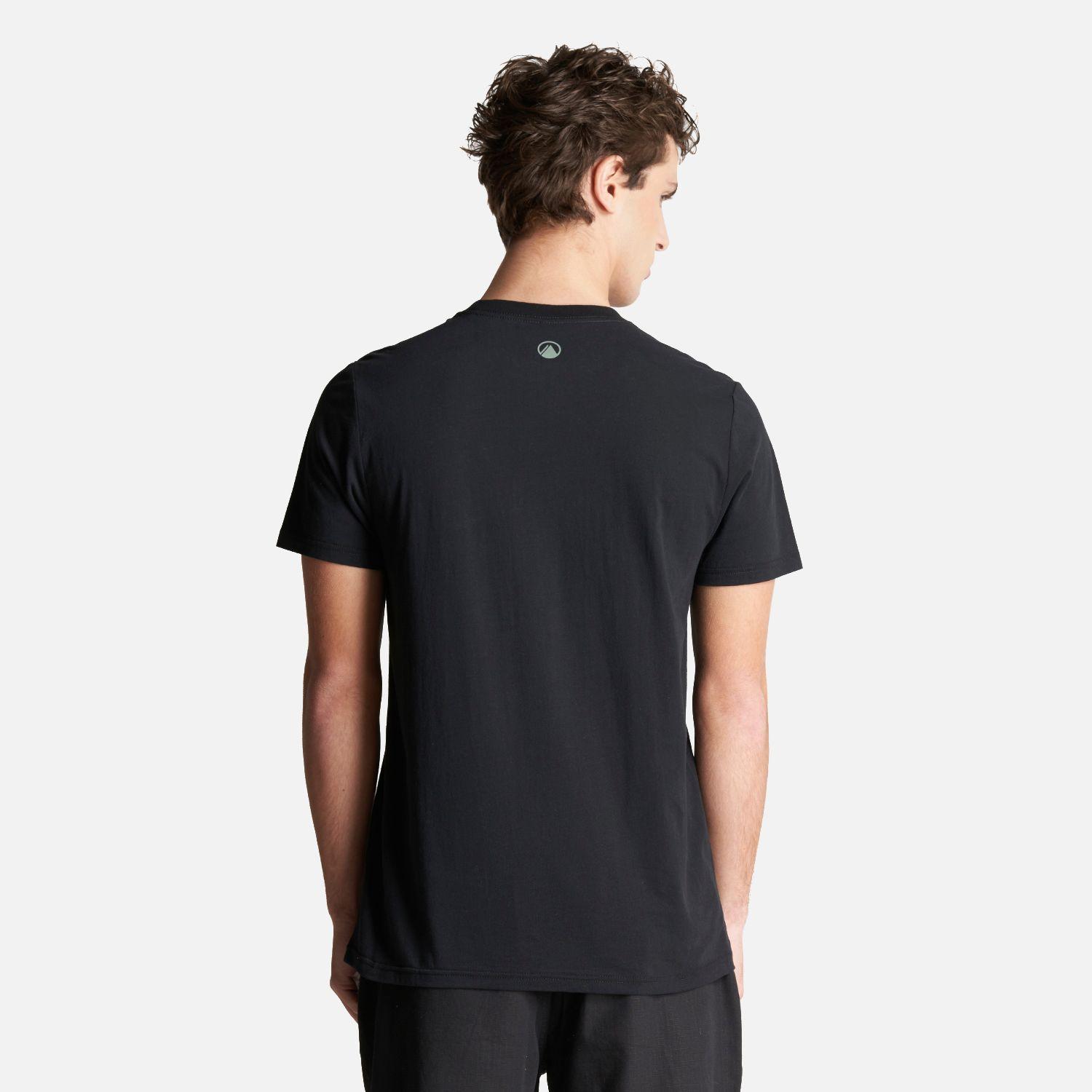 Polera Hombre Logo Lippi UV-Stop T-Shirt Negro Lippi V23-2