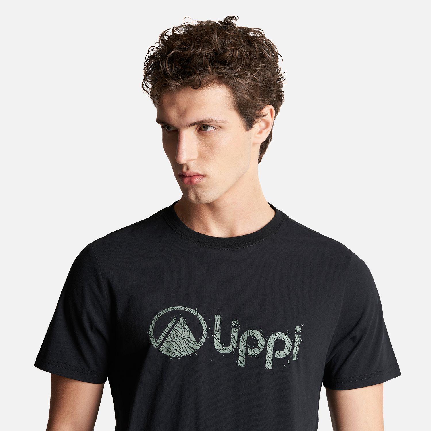 Polera Hombre Logo Lippi UV-Stop T-Shirt Negro Lippi V23-3
