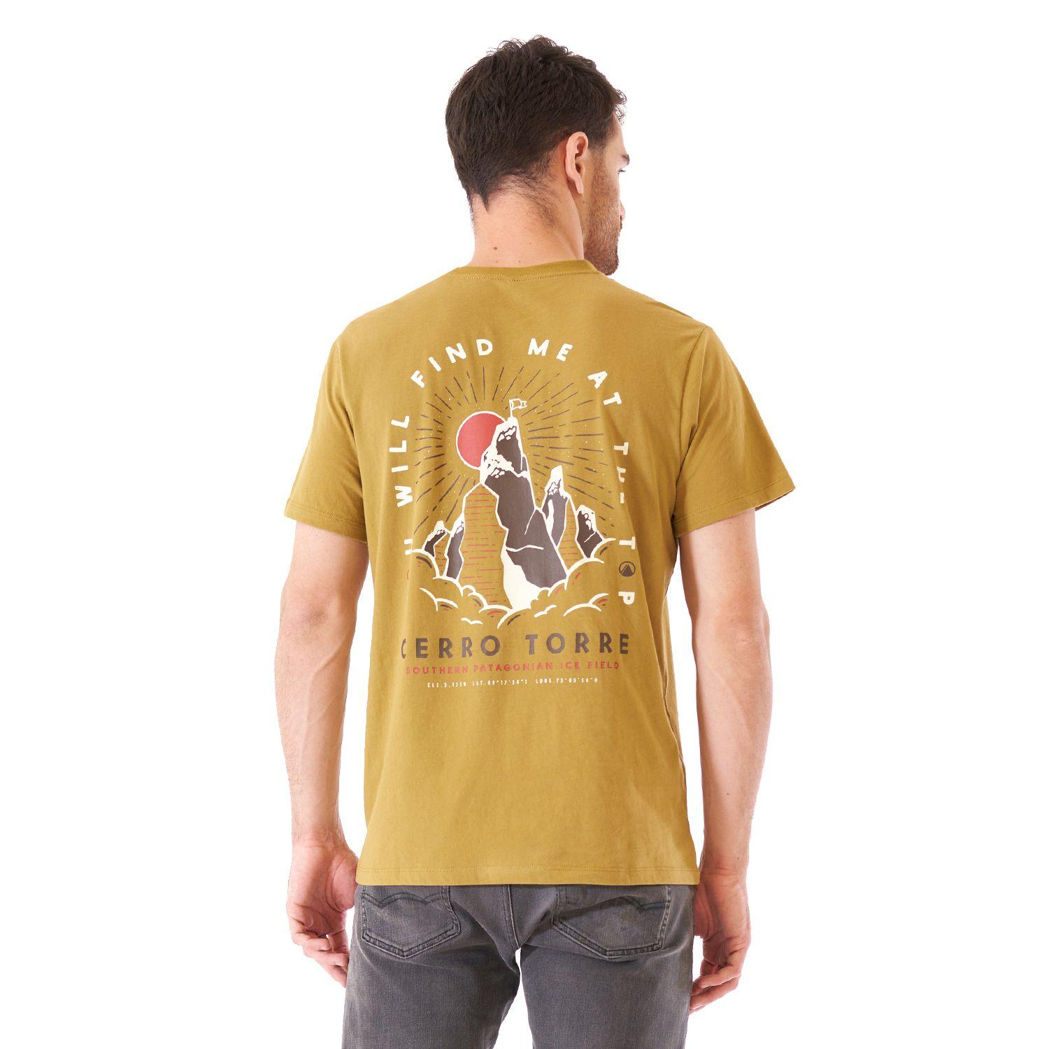 Polera Hombre Terra UV-Stop T-Shirt Mostaza Lippi-3