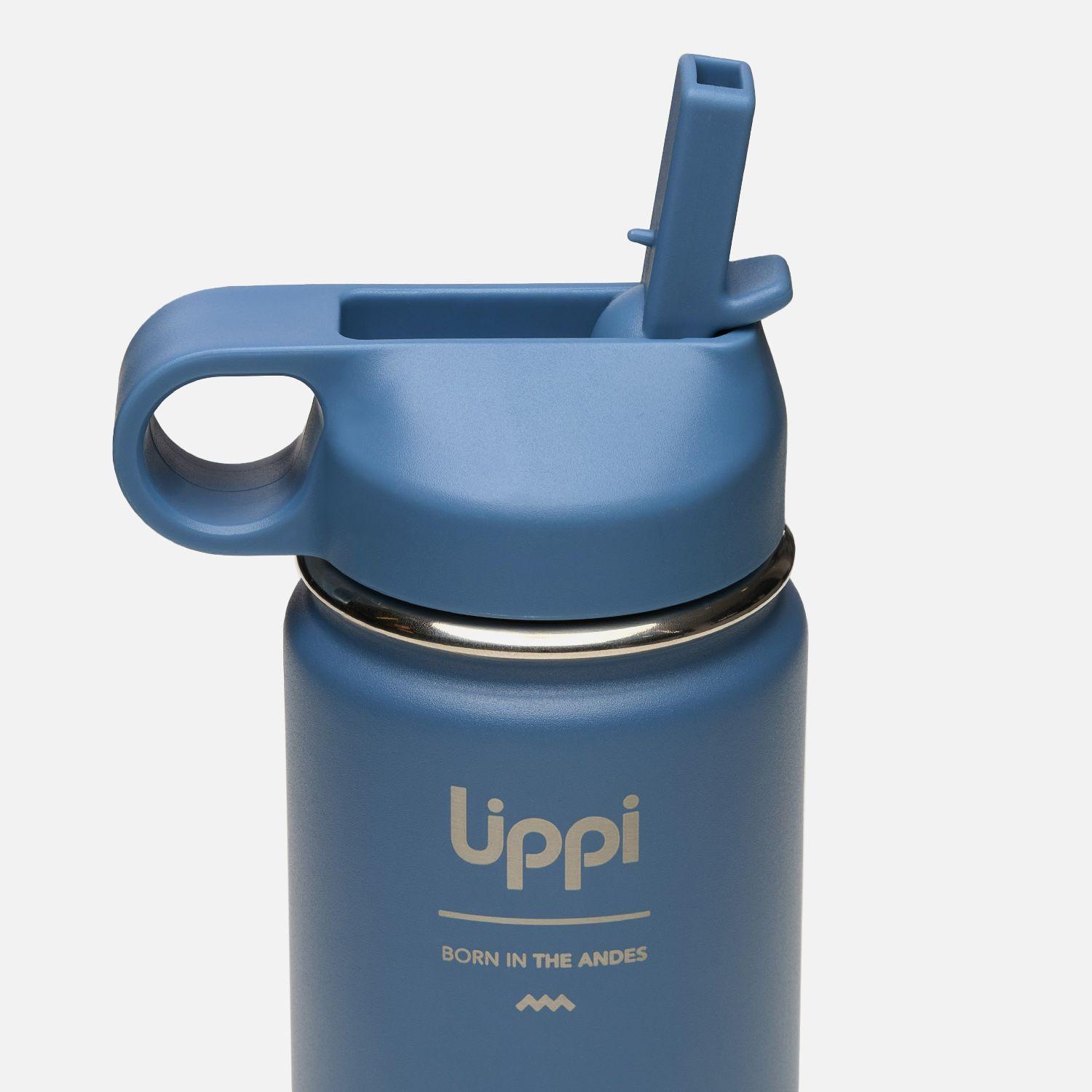 Botella Unisex Light Steel Sport Kids 350ml Azul Lippi-2