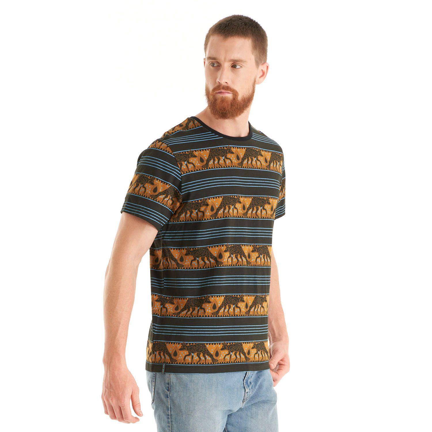 Polera Hombre Cola de Zorro Negro Haka Honu-2