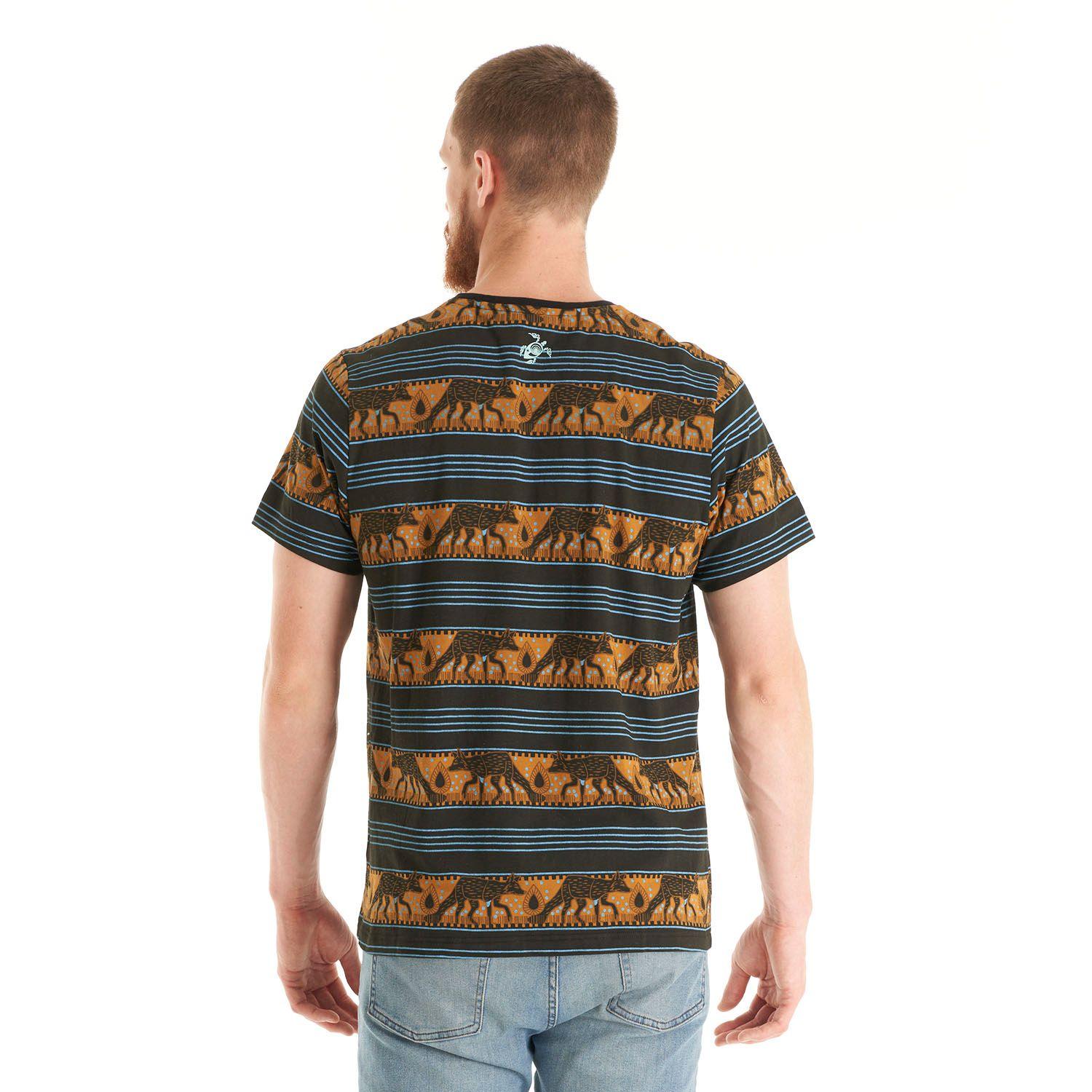 Polera Hombre Cola de Zorro Negro Haka Honu-3