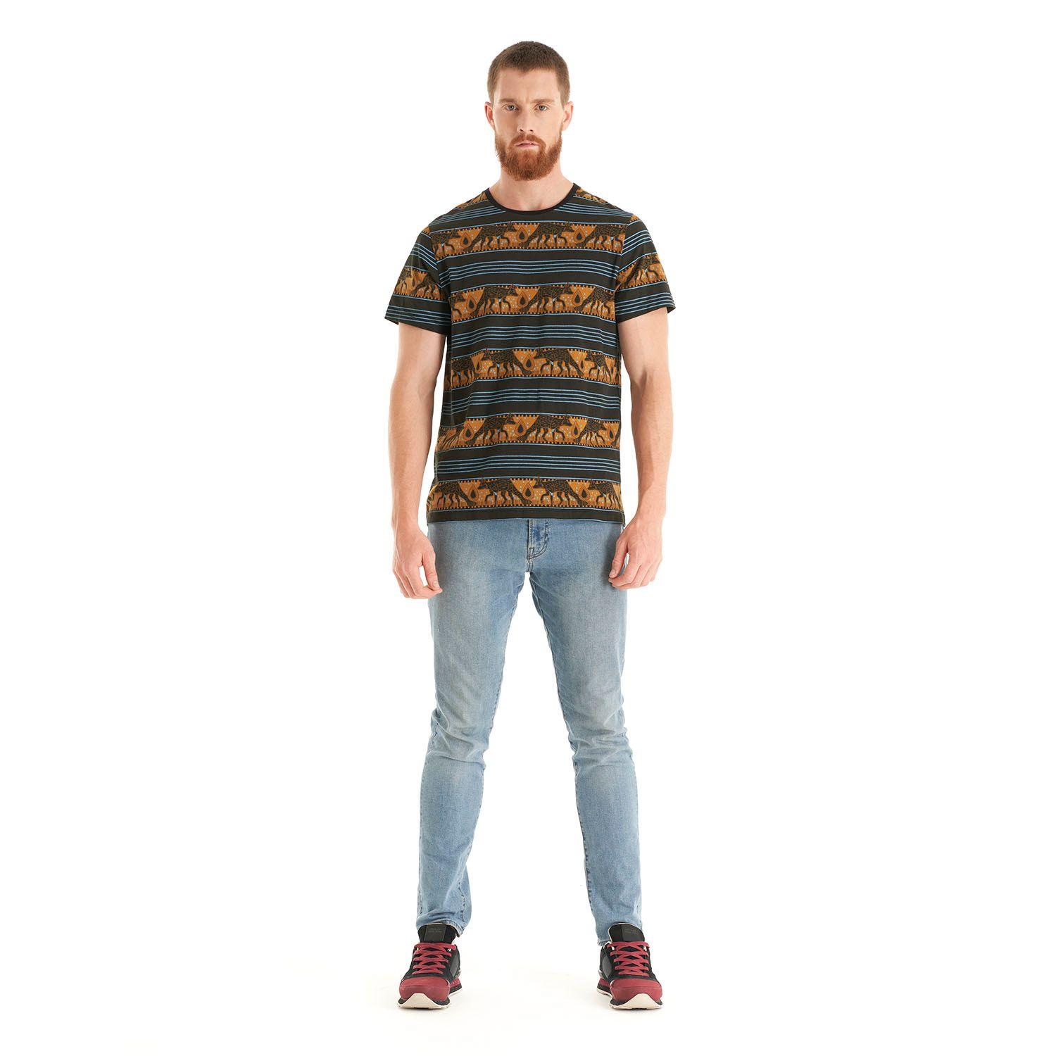 Polera Hombre Cola de Zorro Negro Haka Honu-6