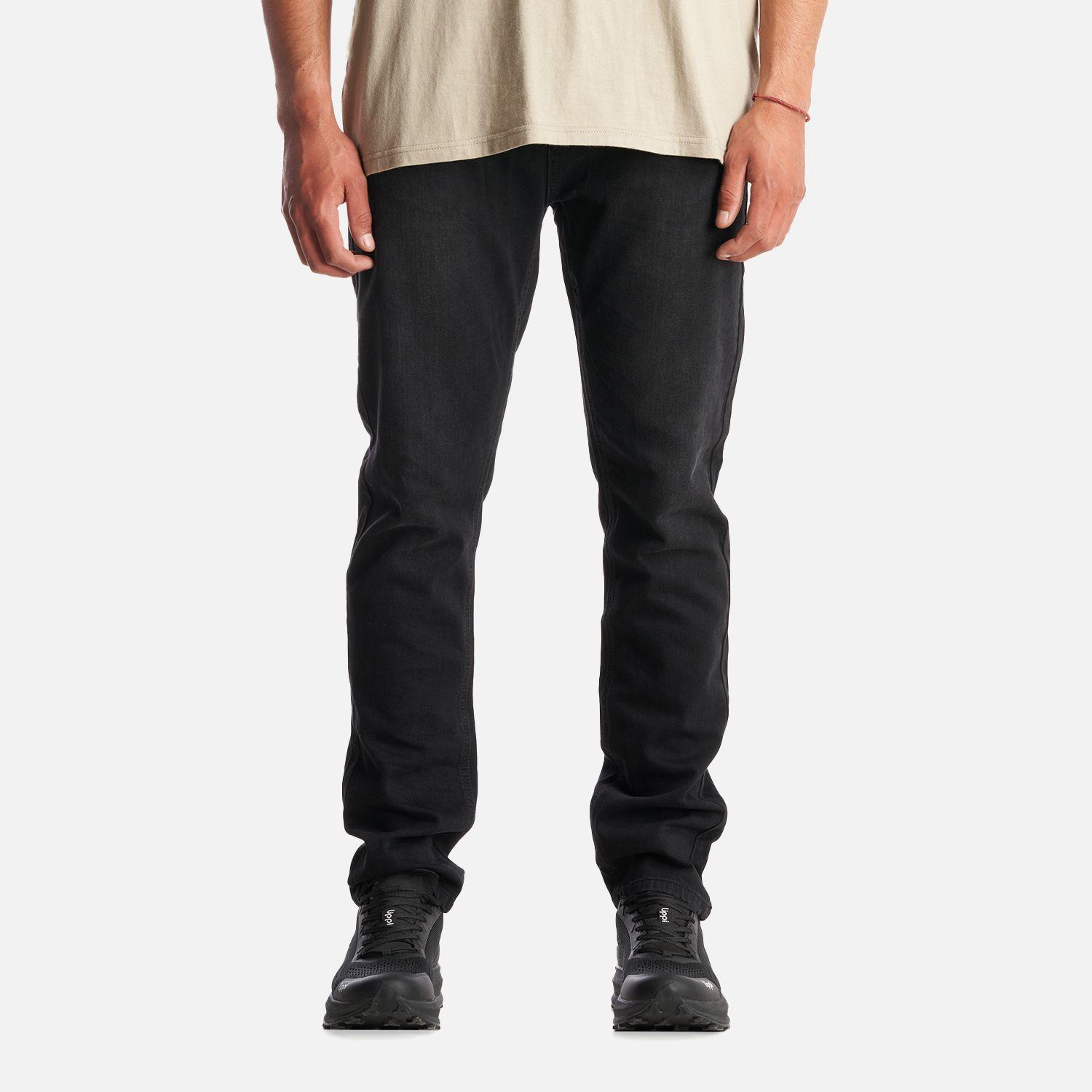Pantalon Hombre Denim Pants Negro Lippi I23-1