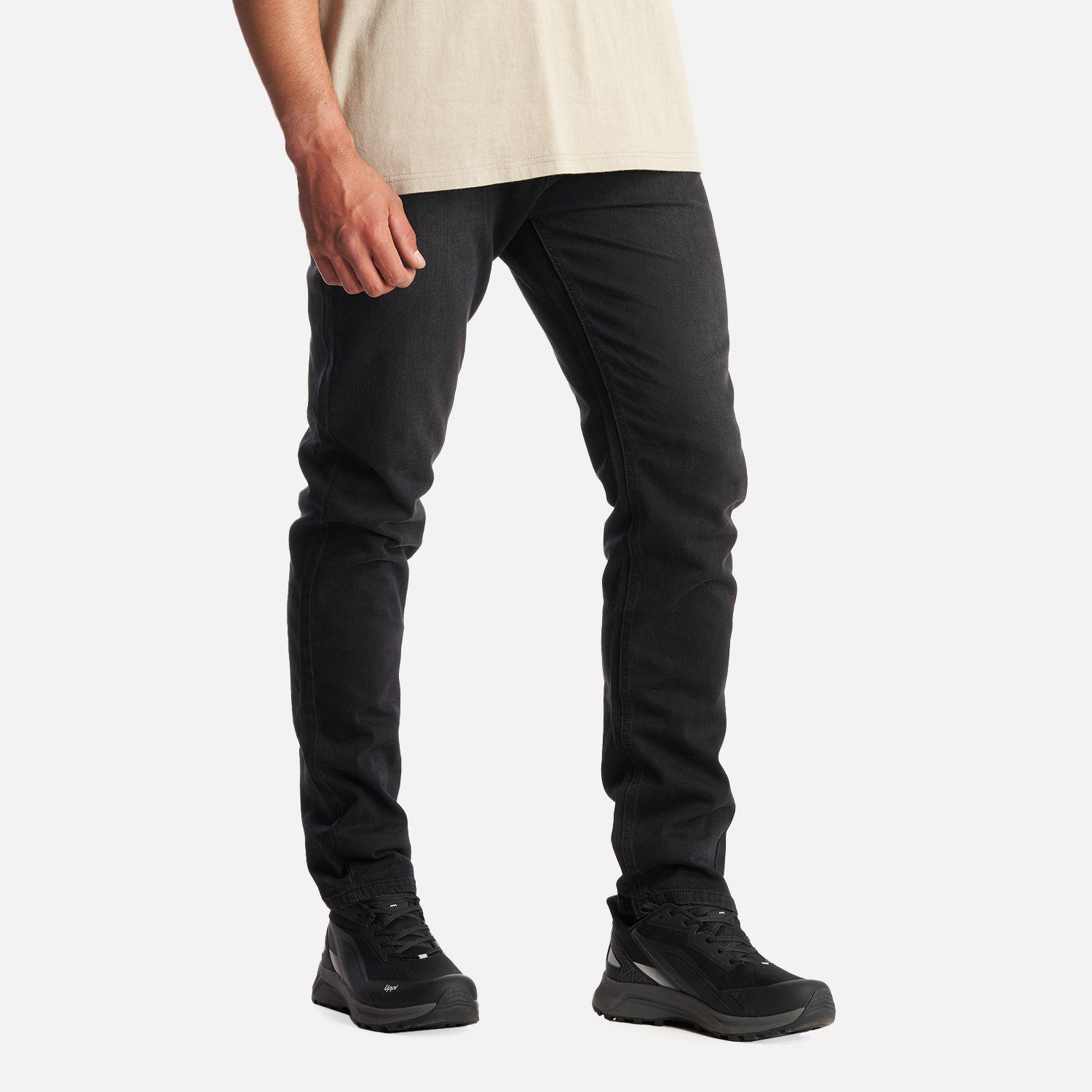 Pantalon Hombre Denim Pants Negro Lippi I23-2