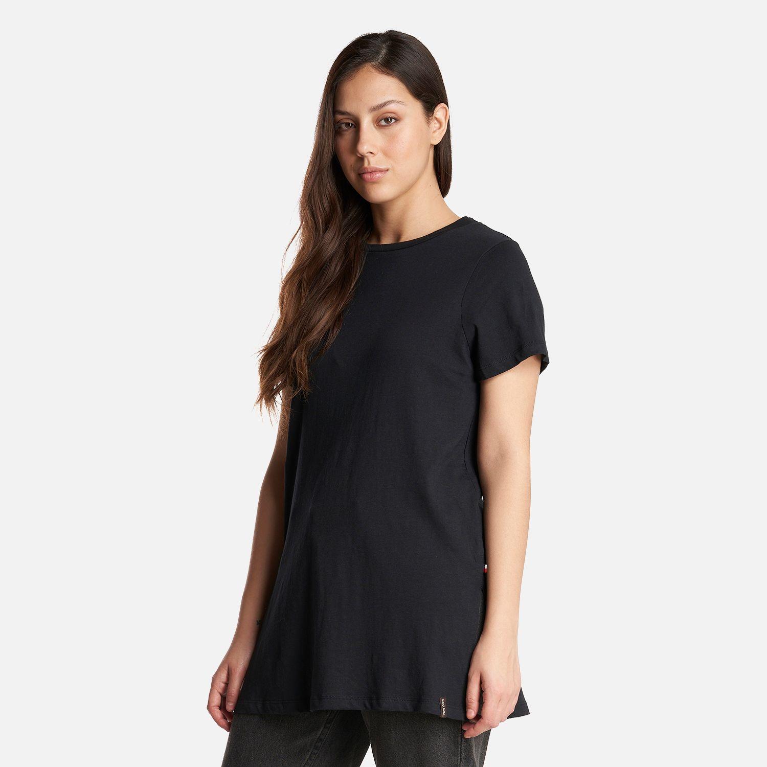 Polera Mujer Natural Negro Haka Honu-2