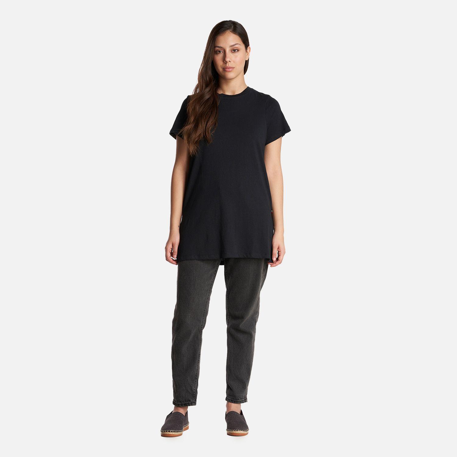 Polera Mujer Natural Negro Haka Honu-6