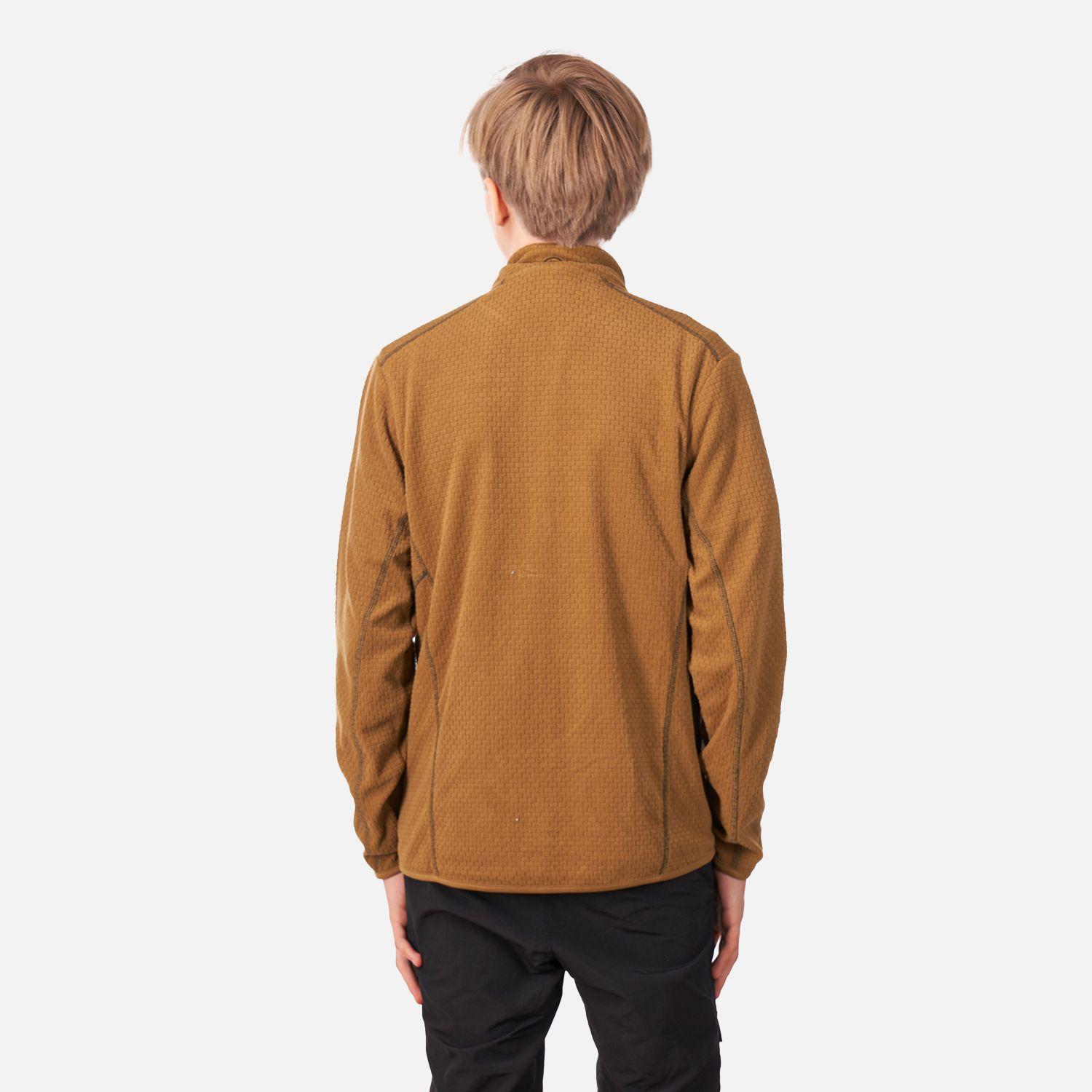 Poleron Teen Boy Mild Nano-F 14 Zip Café Pardo Lippi-2