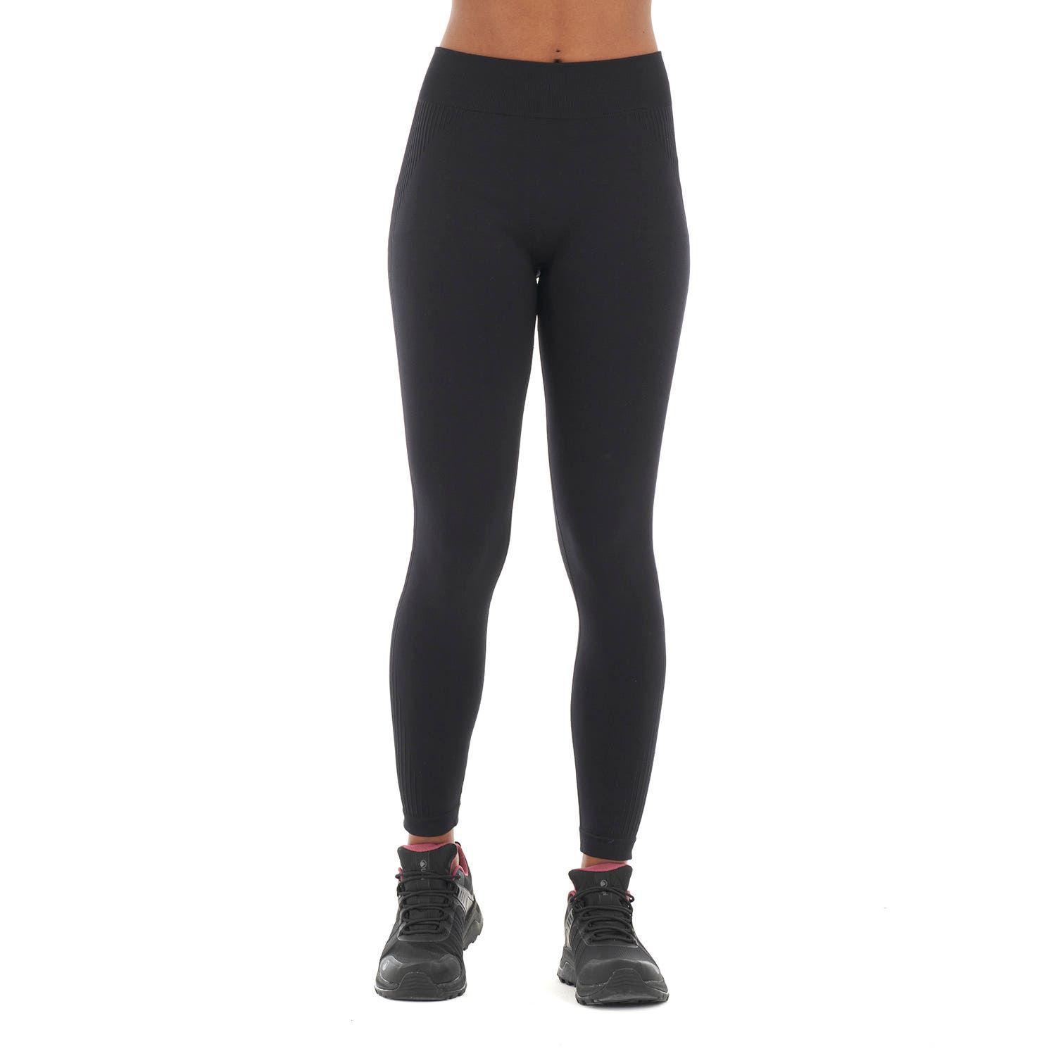 Calza Mujer In-Motion Seamless Leggings Low Waist Negro Lippi-1