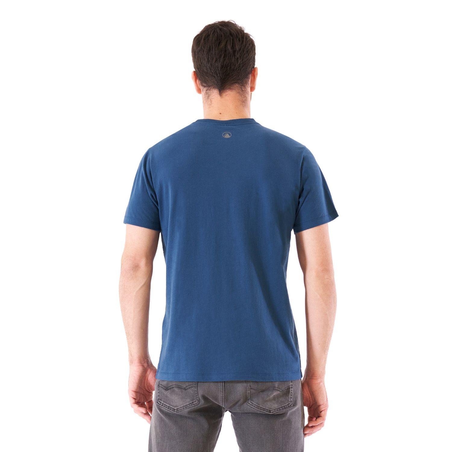 Polera Hombre Ulmo Cotton UV-Stop T-Shirt Azul Noche Lippi-6