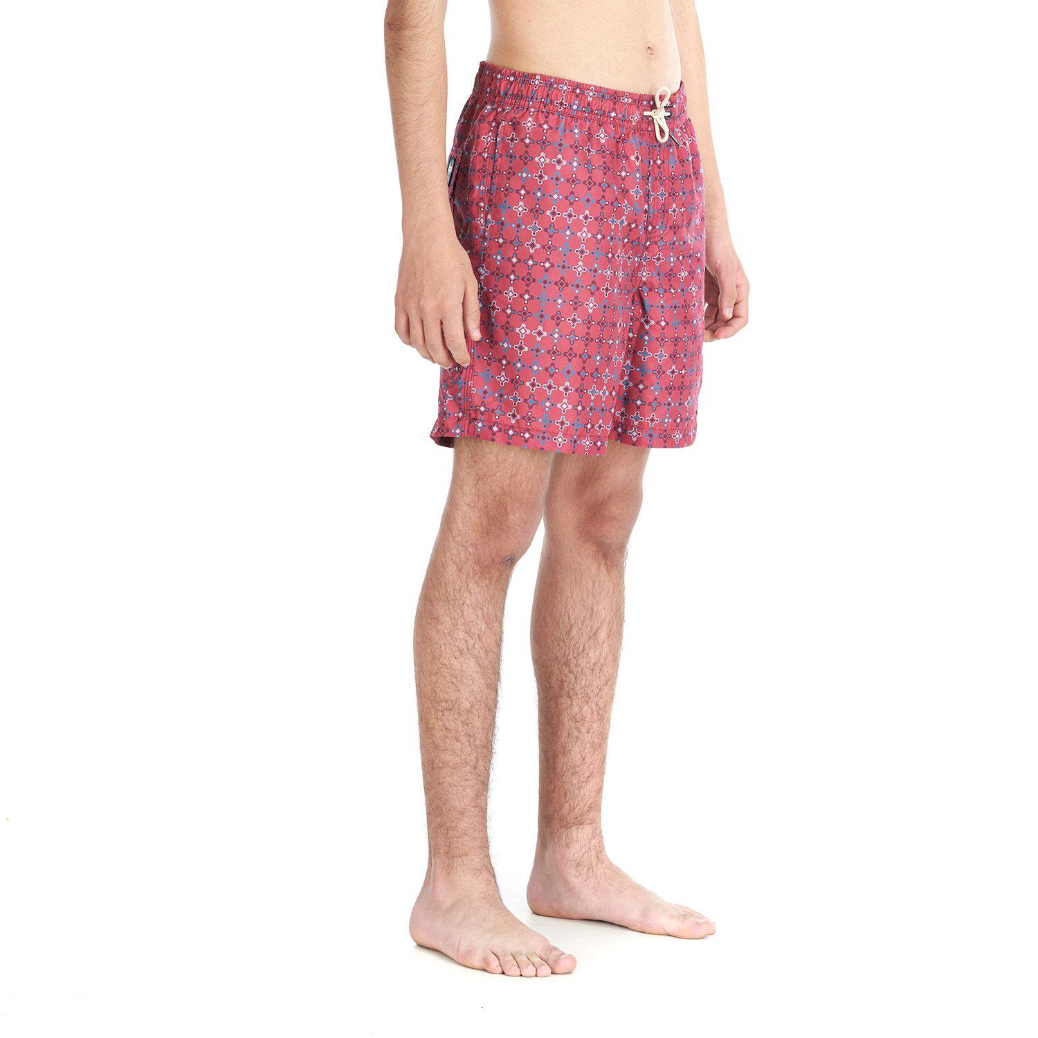 Traje de Baño Teen Boy Aqua Swimwear Print Rosa Oscuro Lippi-2