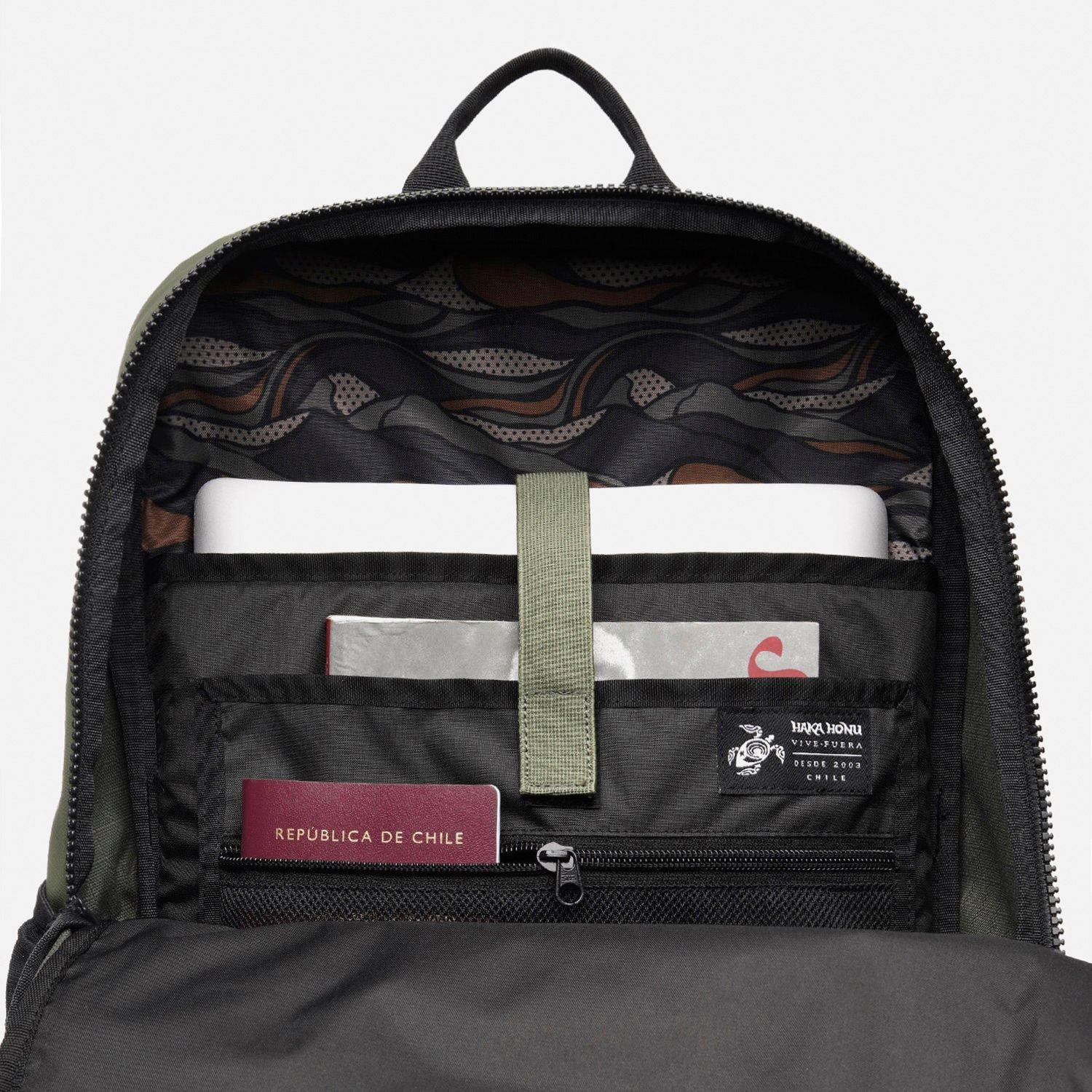 Mochila Trome 28L Verde Militar  Haka Honu-7