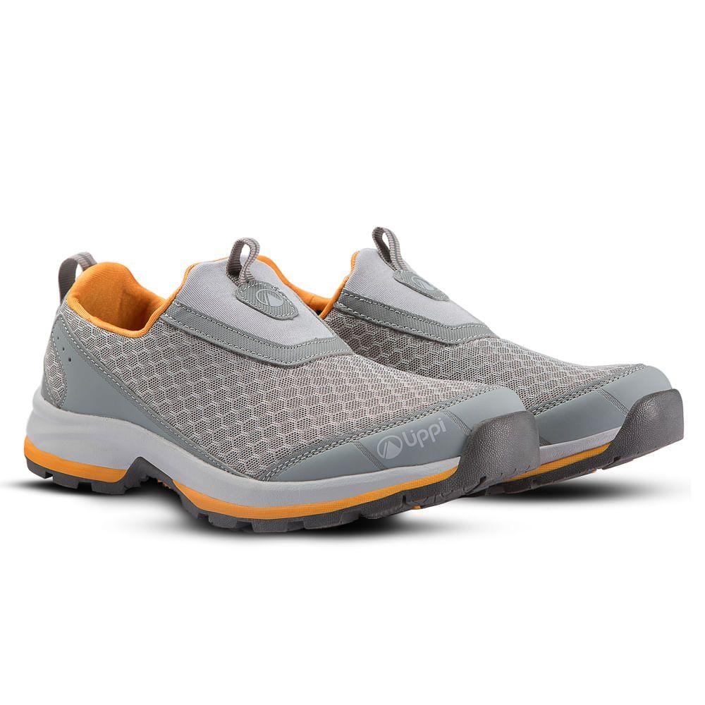 Zapatilla Hombre Panal Gris Lippi-6