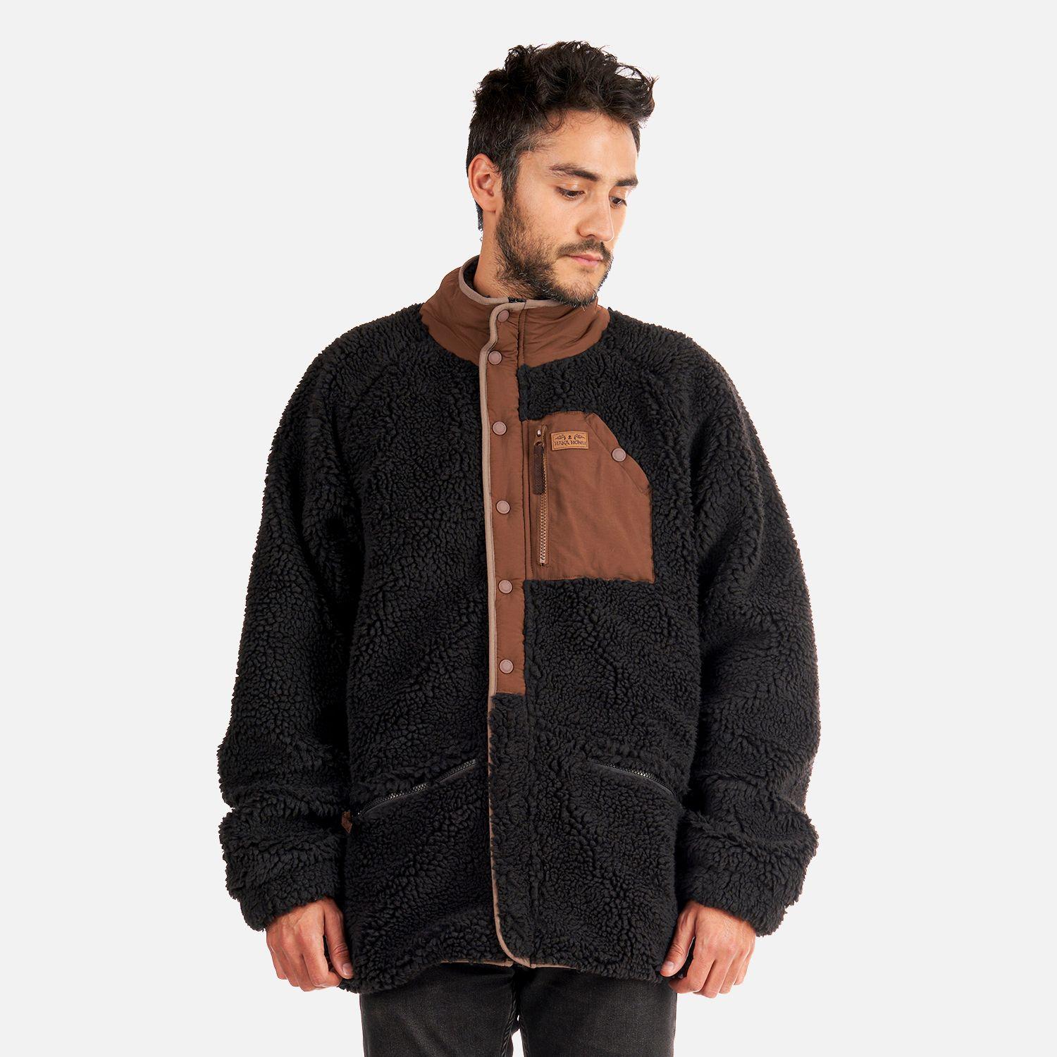 Chaqueta Hombre Zip-porrito Negro Haka Honu I22-1