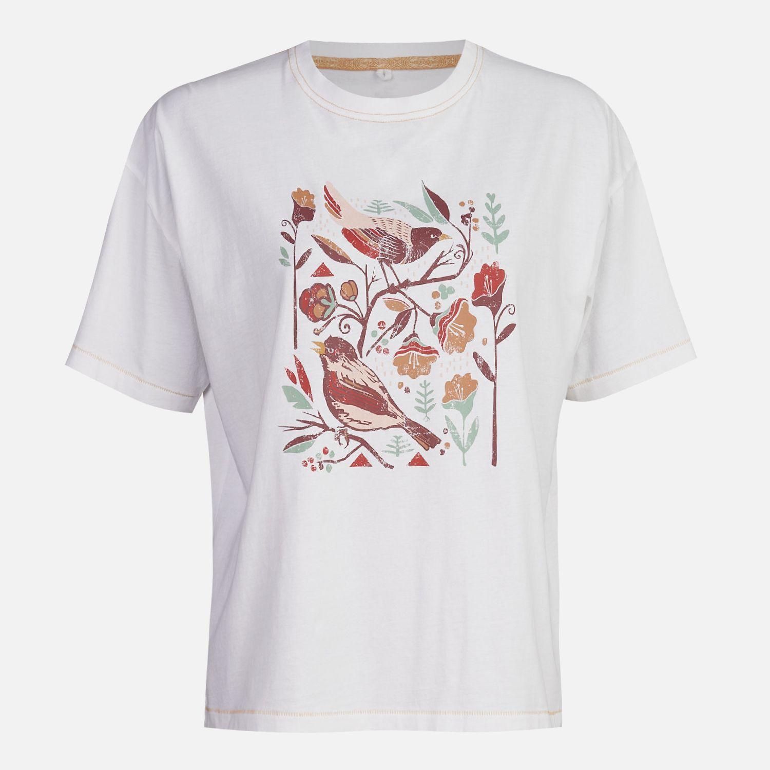 Polera Mujer Gorrión Blanco Haka Honu-0