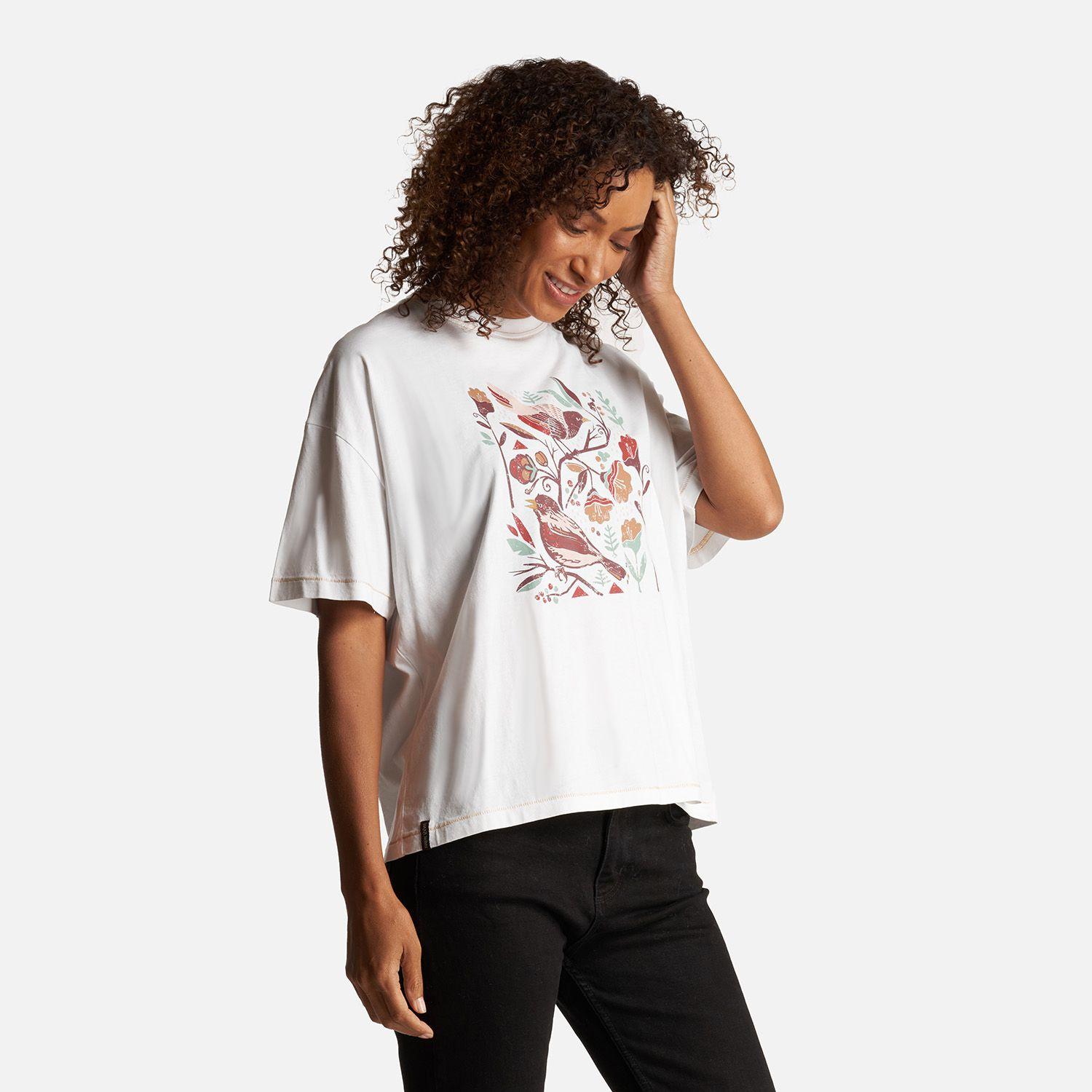 Polera Mujer Gorrión Blanco Haka Honu-2