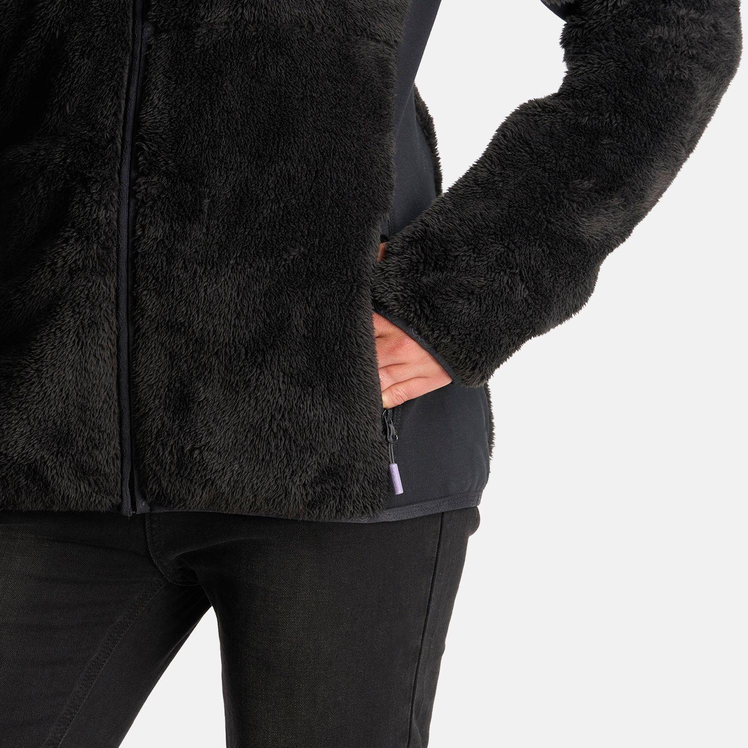 Poleron Mujer Calur-oso Negro Haka Honu-6