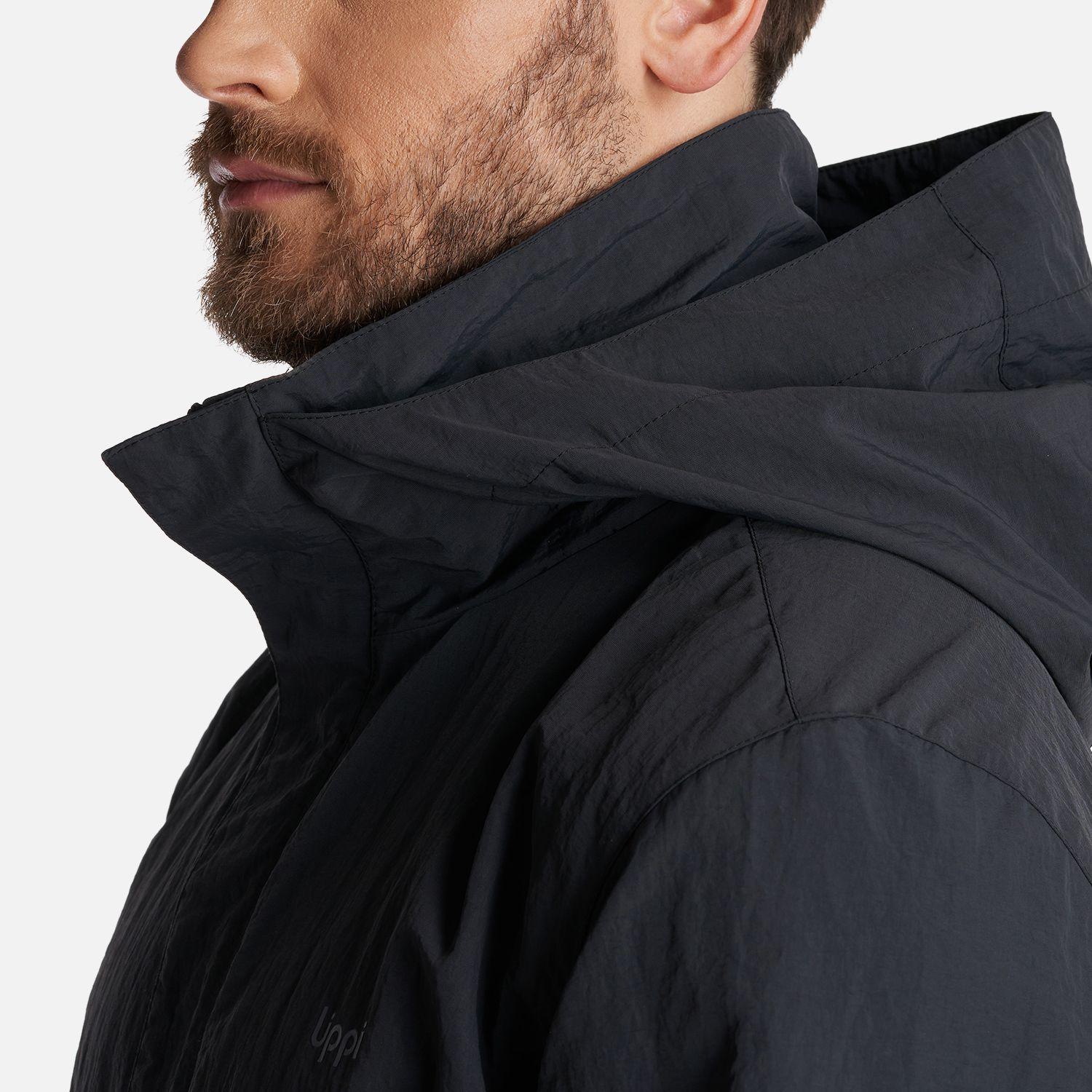 Chaqueta Hombre CityMe Windbraker Hoody Jacket Negro Lippi-5