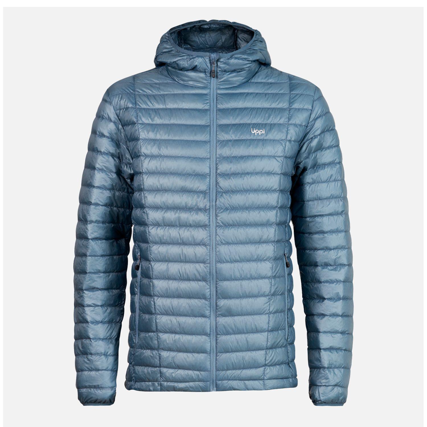 Chaqueta Hombre Peak Down Hoody Jacket Azul Grisaceo Lippi-0