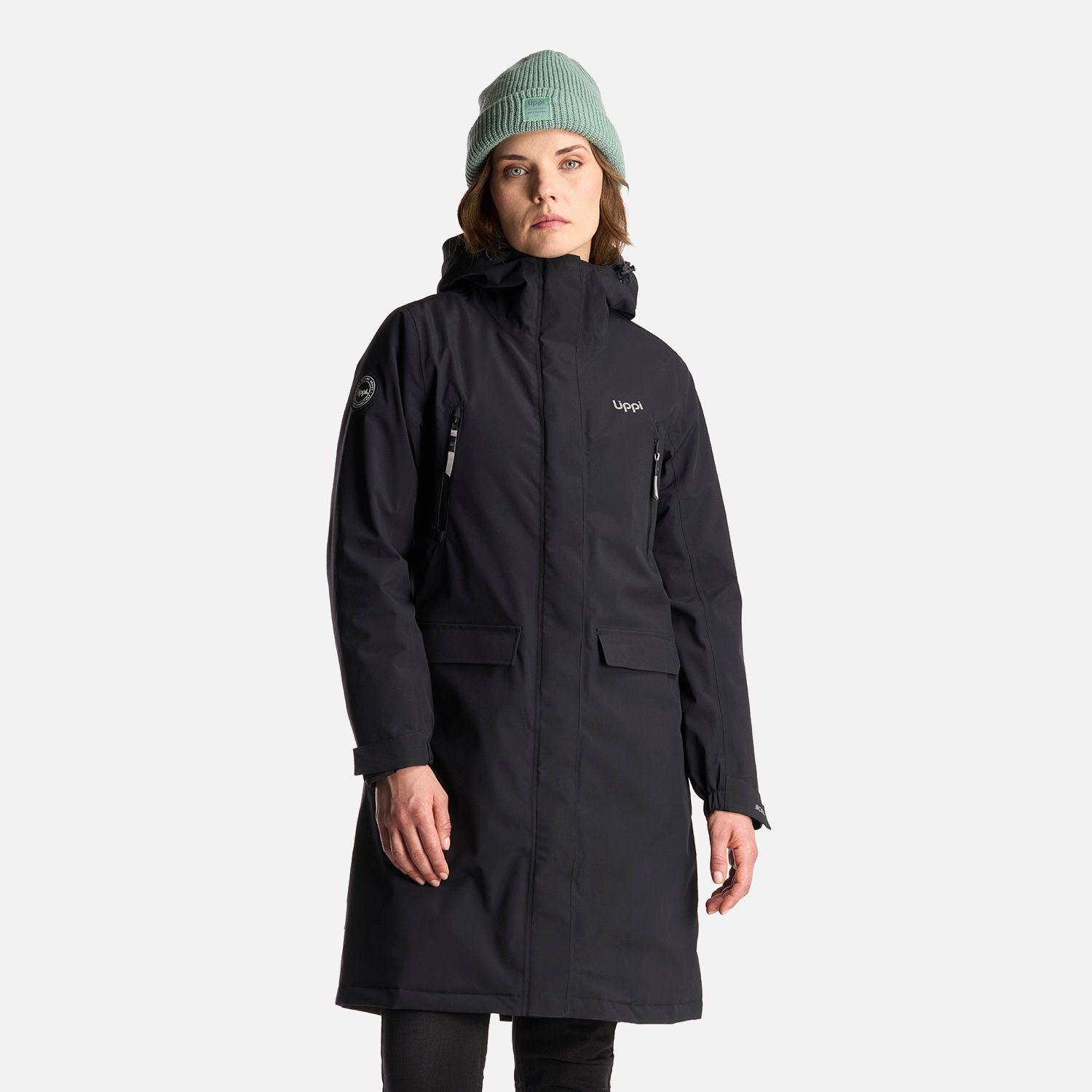 Chaqueta Mujer Mountains Live B-Dry Long Jacket Negro Lippi-1