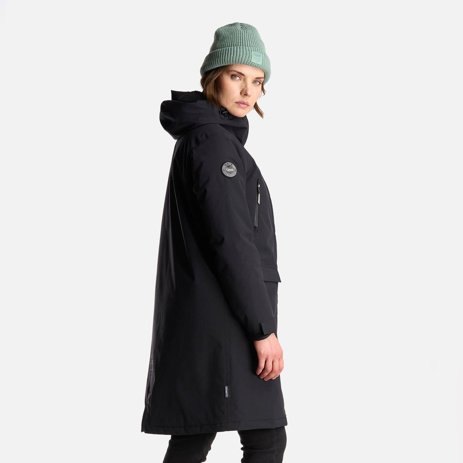 Chaqueta Mujer Mountains Live B-Dry Long Jacket Negro Lippi-3
