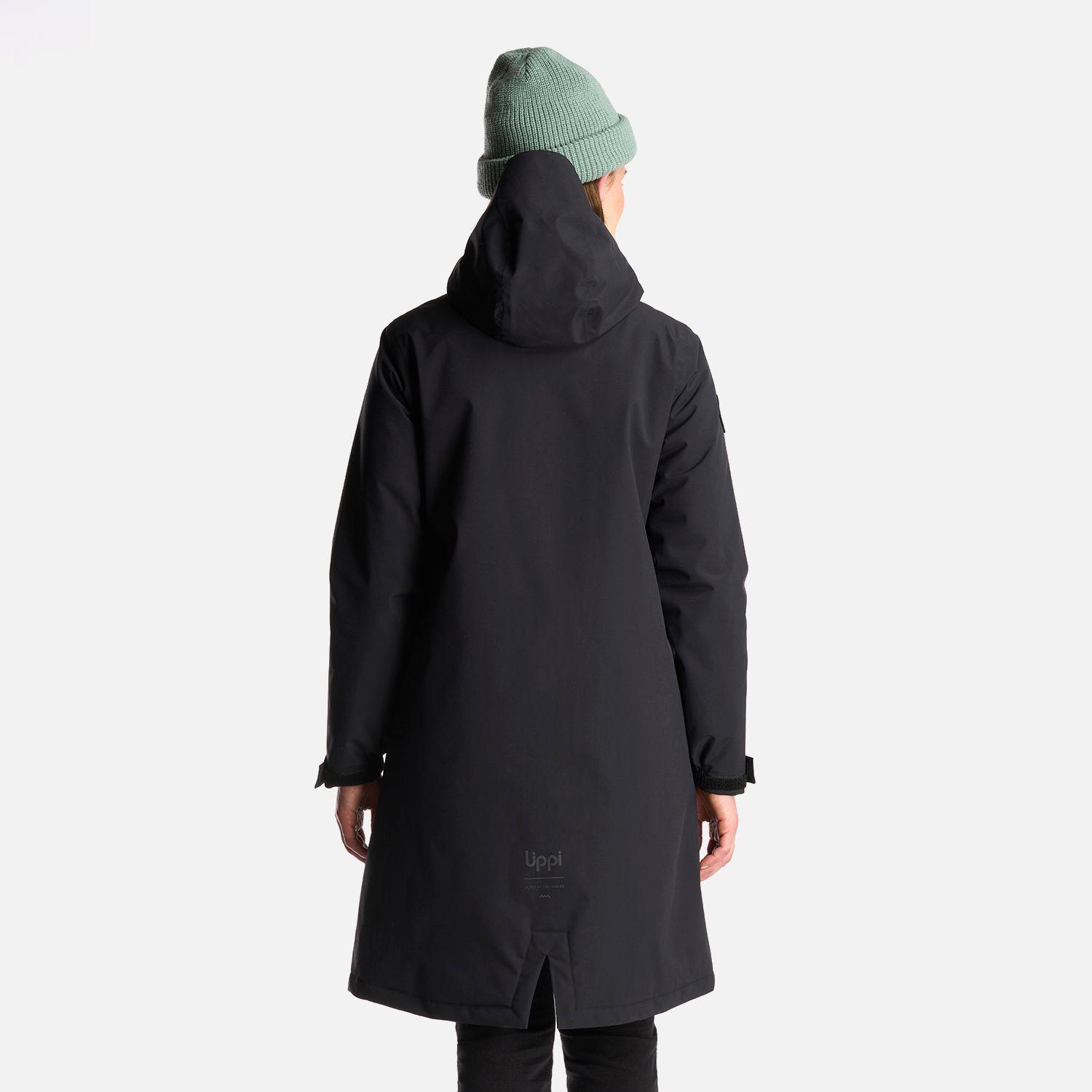 Chaqueta Mujer Mountains Live B-Dry Long Jacket Negro Lippi-4